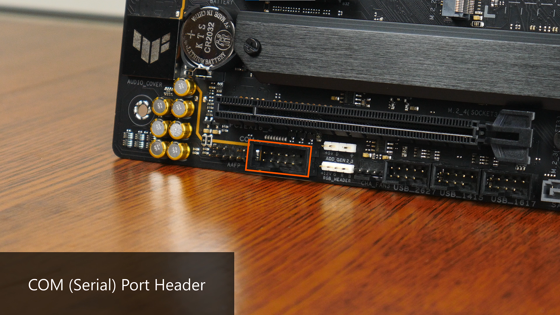 ASUS TUF GAMING X670E-PLUS WIFI Serial Port Header