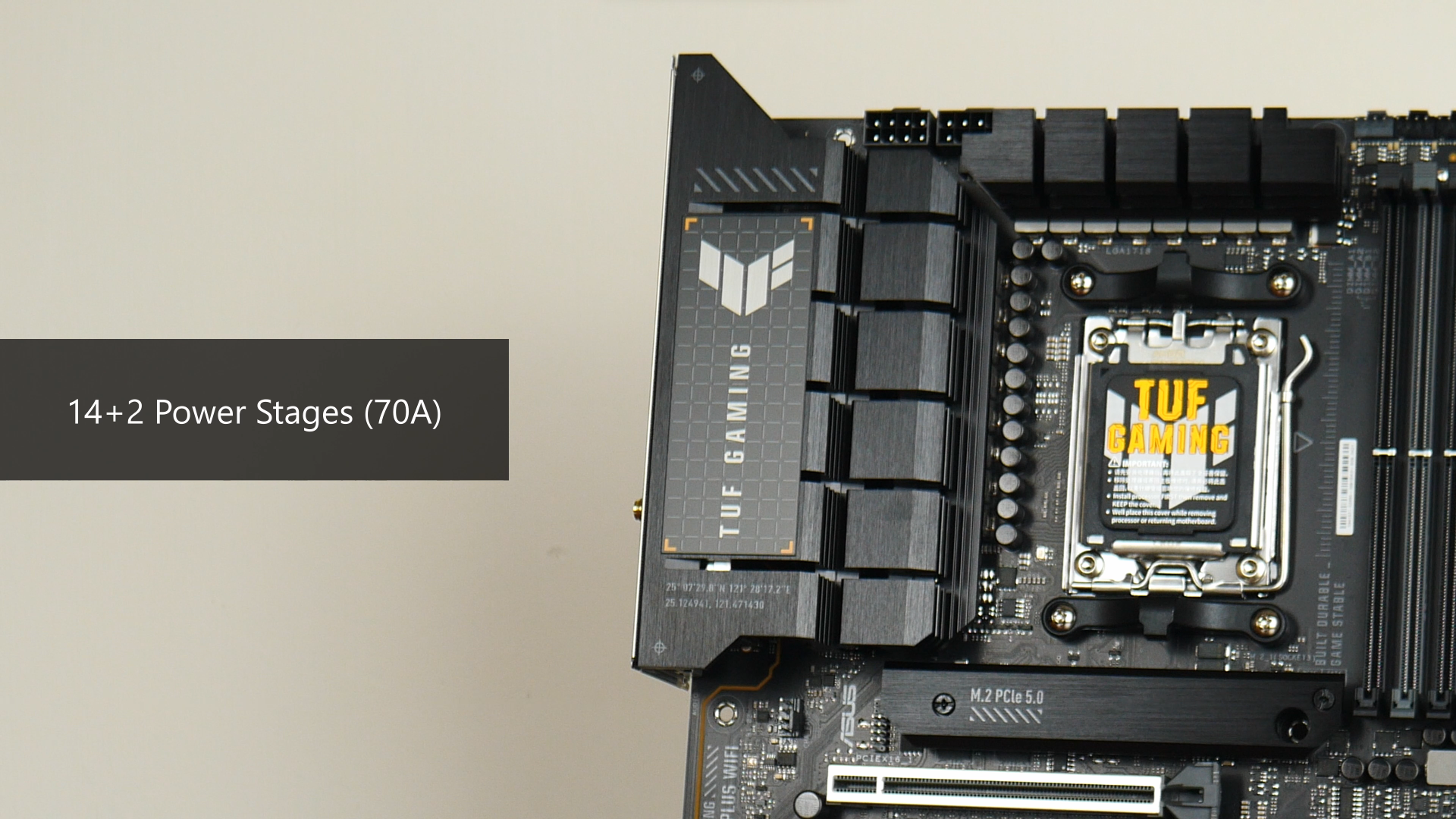 ASUS TUF GAMING X670E-PLUS WIFI VRM