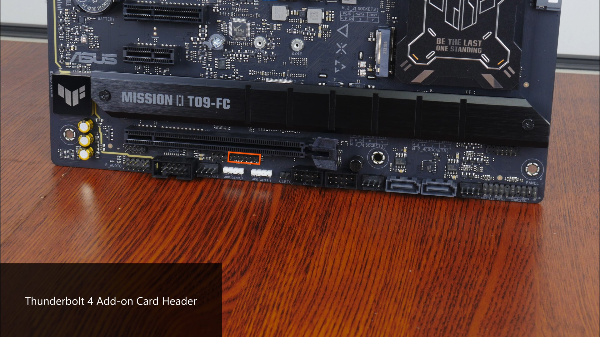 ASUS TUF Gaming Z790-PRO WIFI Thunderbolt 4 Add-on Card Header