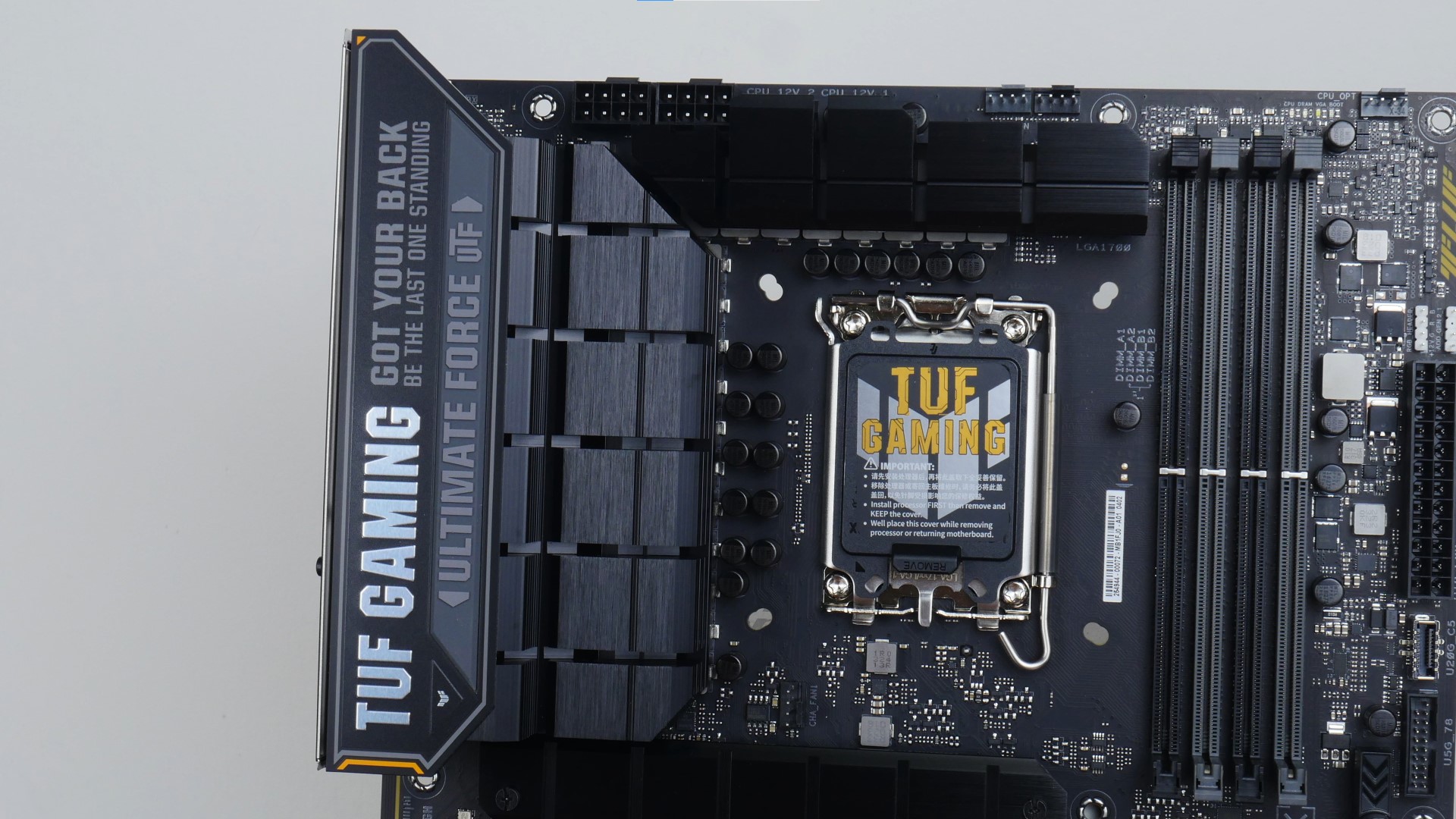 ASUS TUF Gaming Z790-PRO WIFI VRM Heatsinks