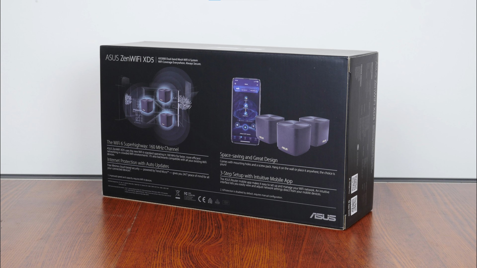ASUS ZenWiFi XD5 Packaging (Rear)