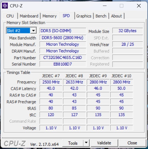 Beelink GTi15 Ultra CPU-Z (5)