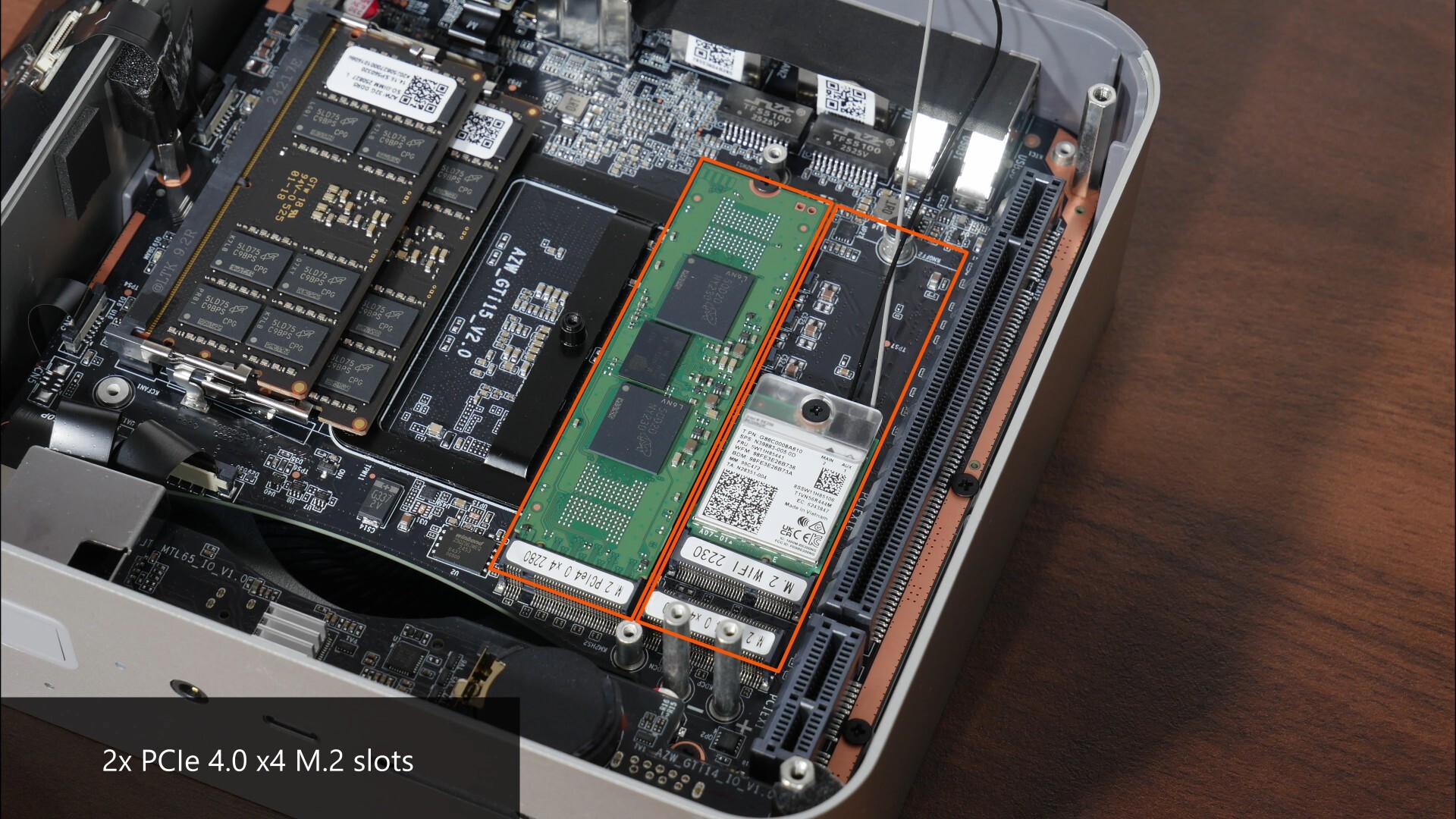 Beelink GTi15 Ultra M.2 Slots