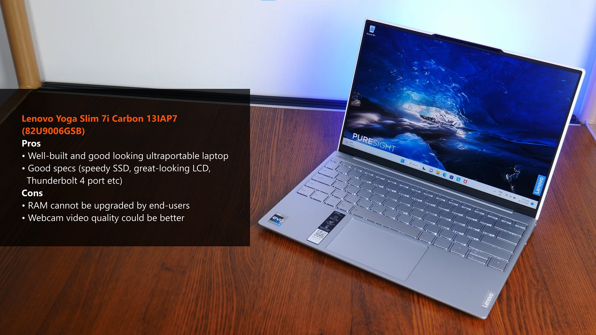 Lenovo Yoga Slim 7i Carbon 13IAP7 Conclusion