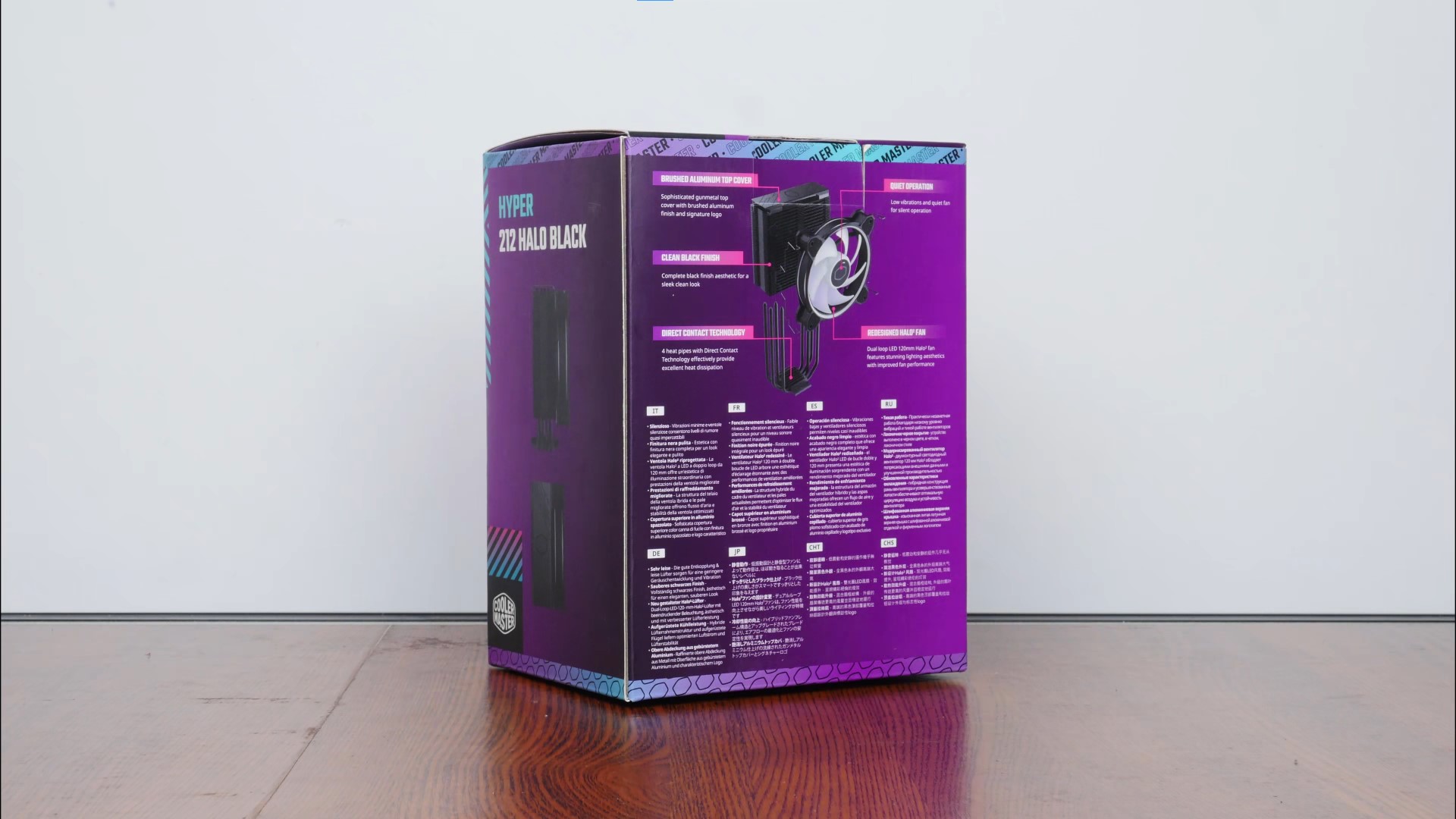 Cooler Master Hyper 212 Halo Black Packaging (Rear)