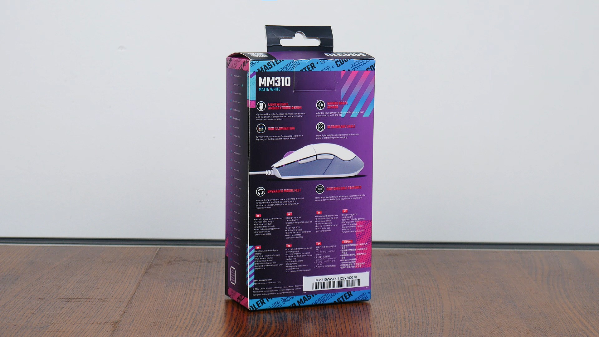 Cooler Master MM310 Packaging (Rear)