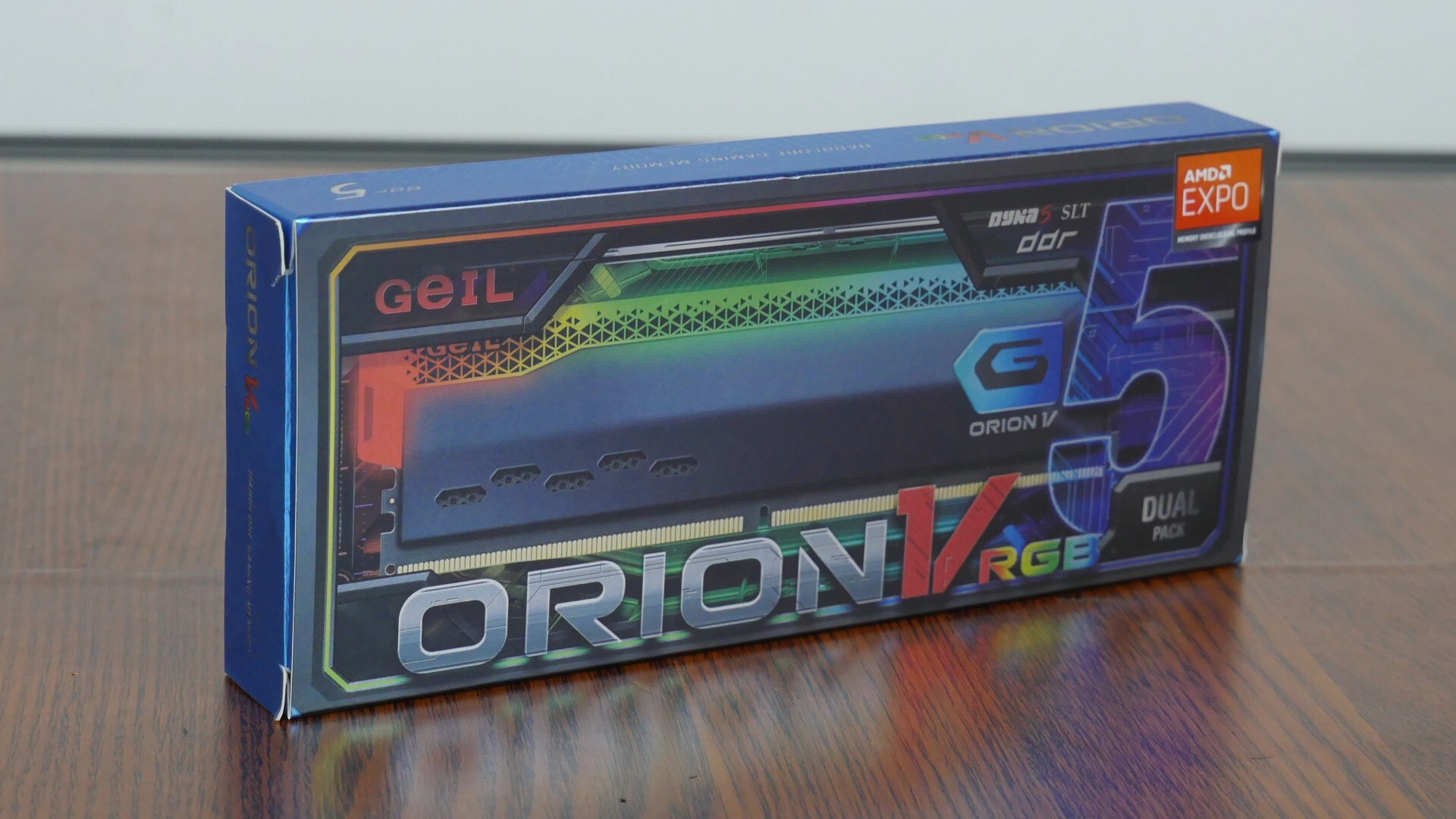 GeIL Orion V RGB AMD Edition DDR5 6000 CL38 Packaging (Front)