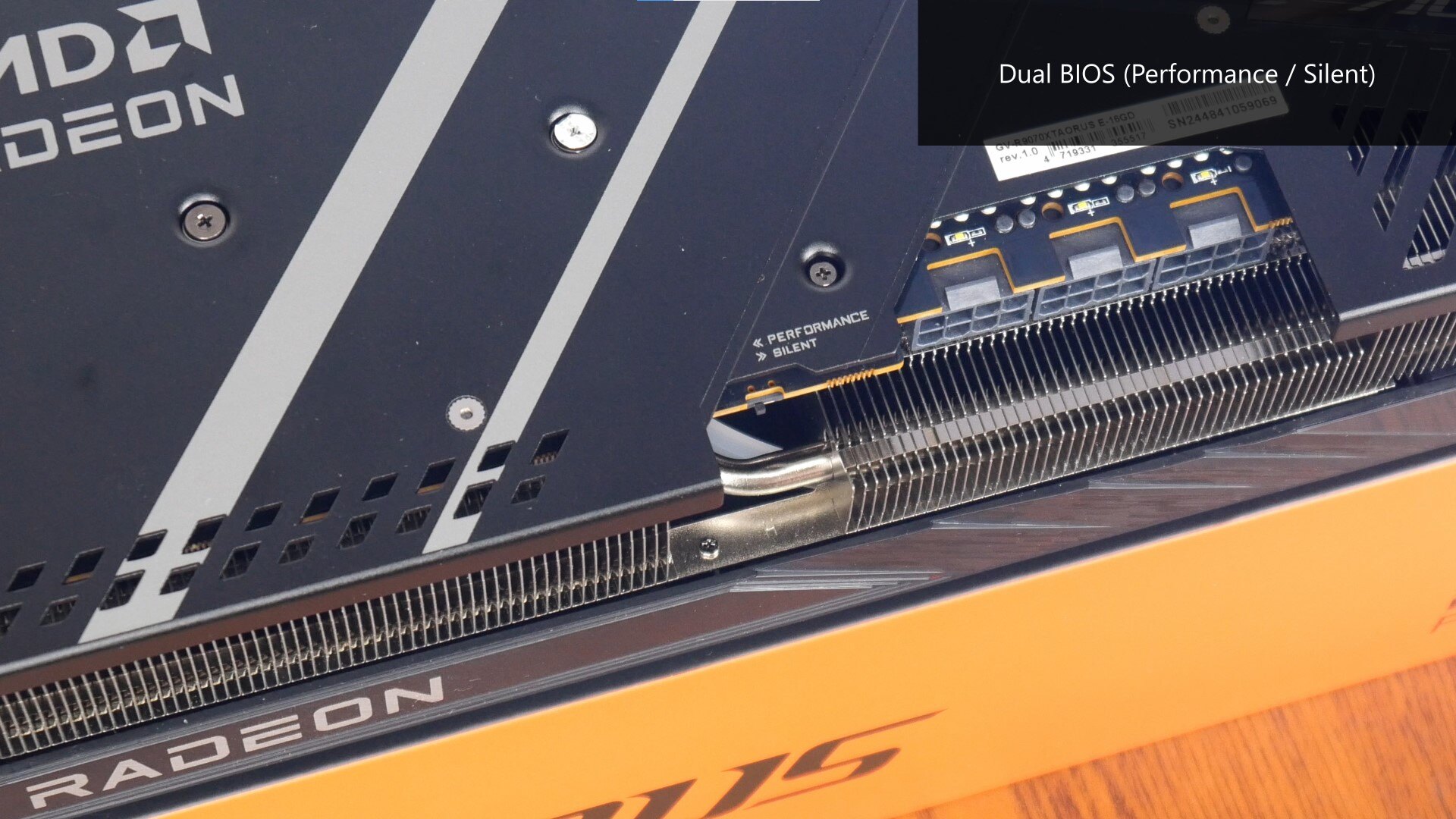 Gigabyte AORUS Radeon RX 9070 XT ELITE 16G Dual BIOS