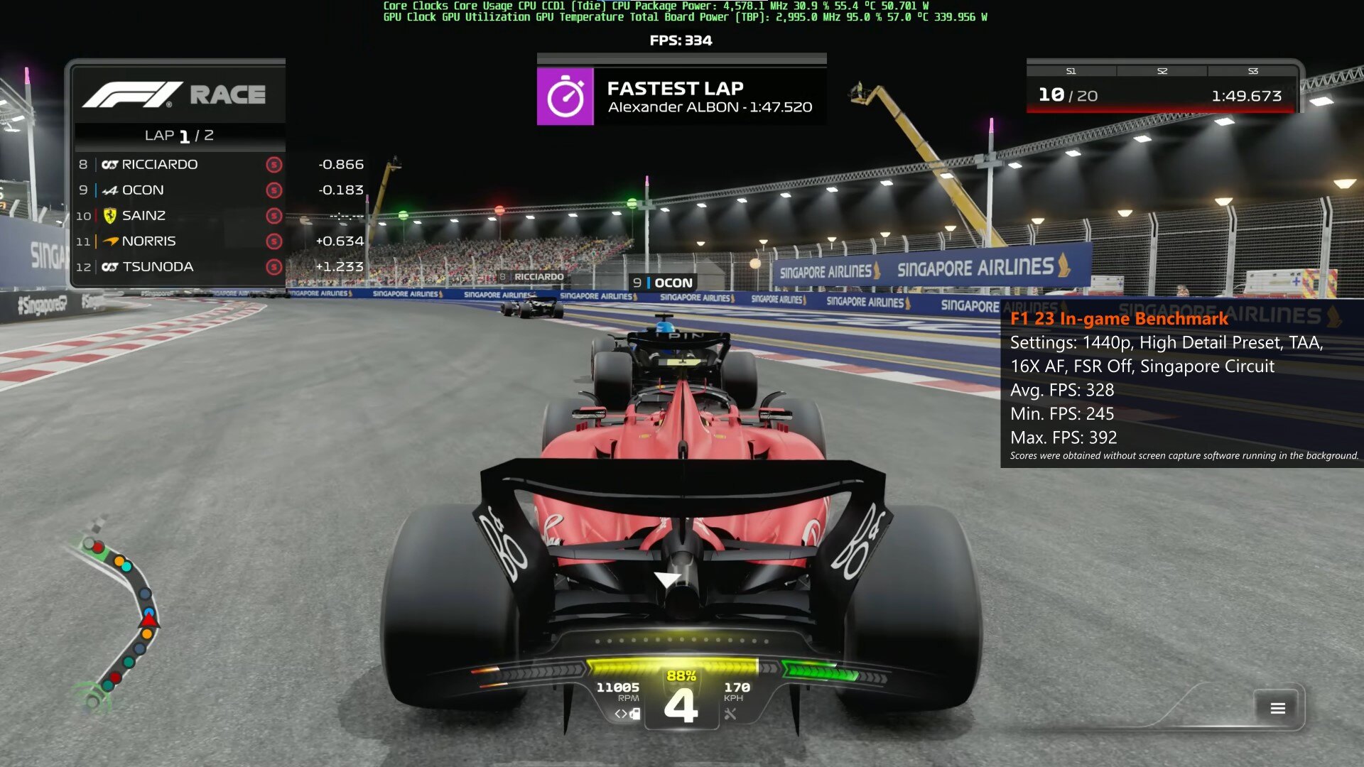Gigabyte AORUS Radeon RX 9070 XT ELITE 16G F1 23 Benchmark 1440p (1)