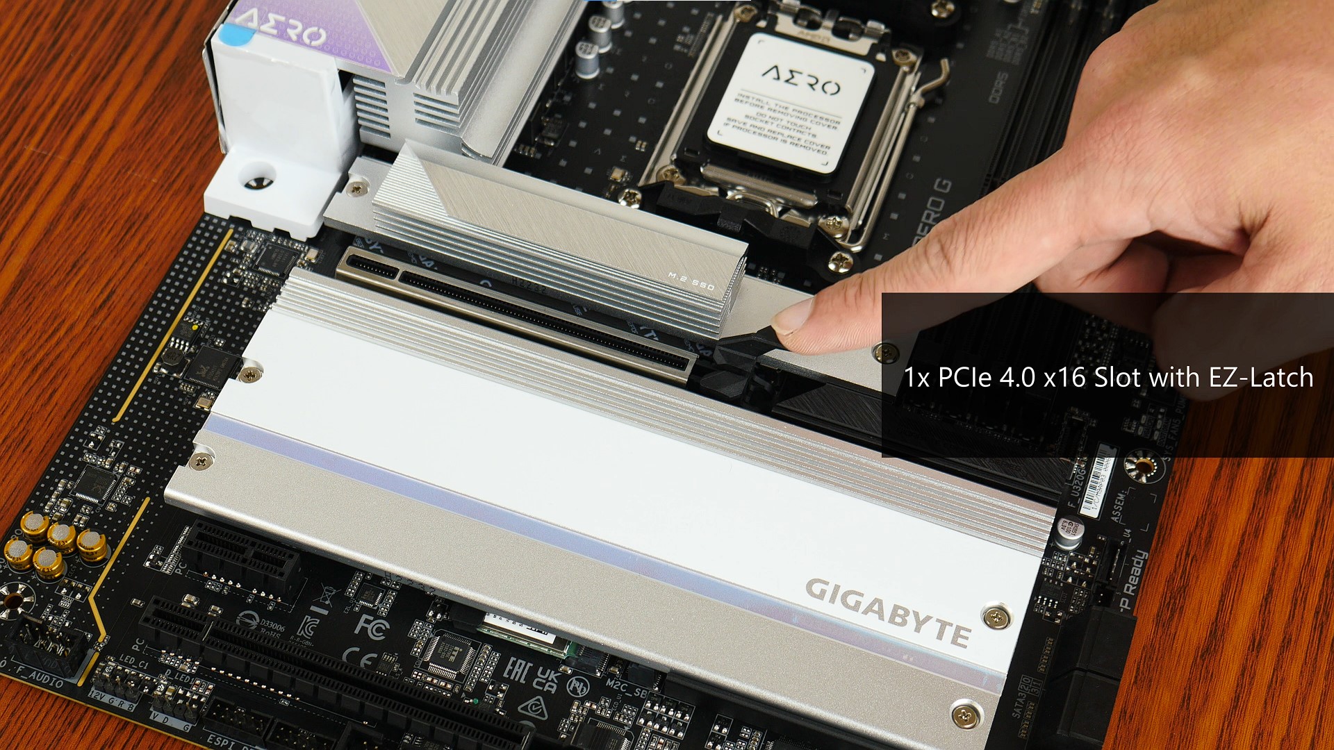 Gigabyte B650 AERO G PCIe 4.0 x16 Slot