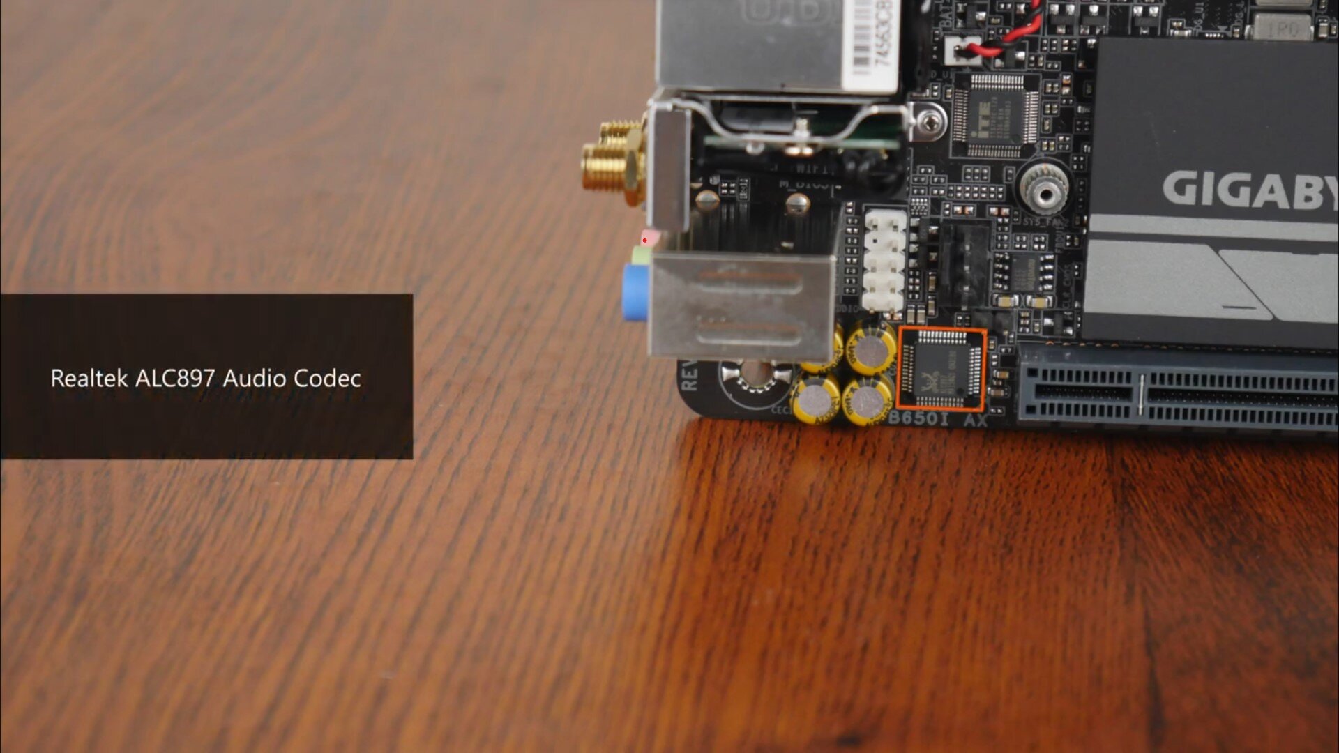 Gigabyte B650I AX Audio Codec