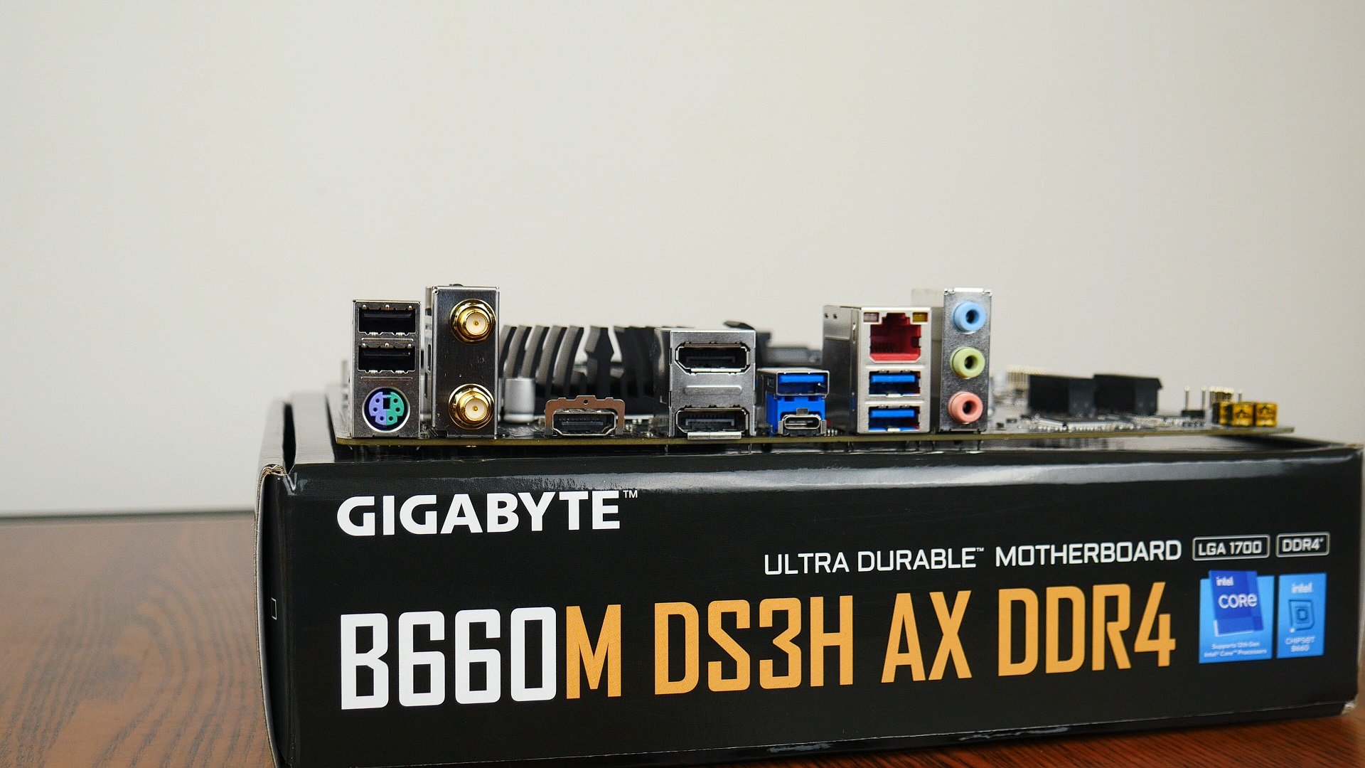 Gigabyte B660M DS3H AX DDR4 Rear I/O