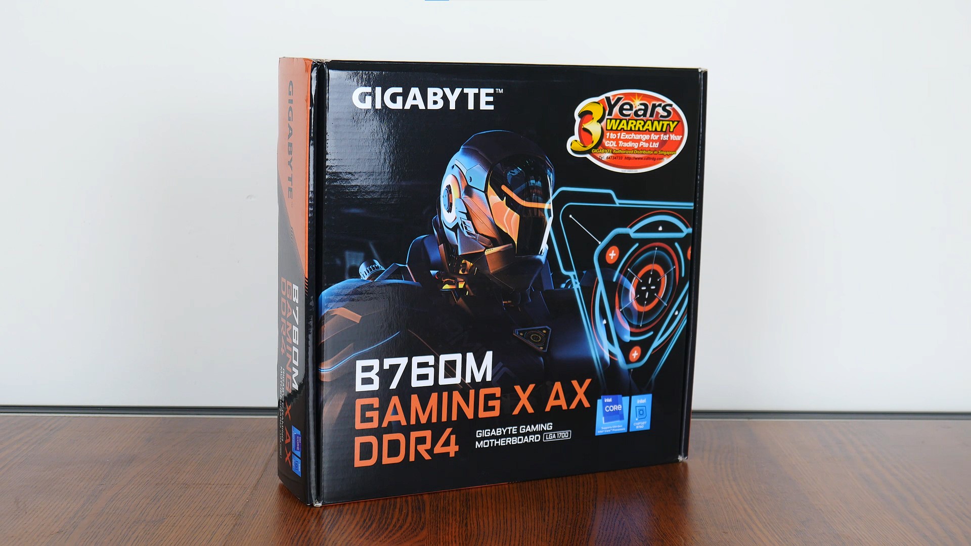 Gigabyte B760M GAMING X AX DDR4 Packaging (Front)