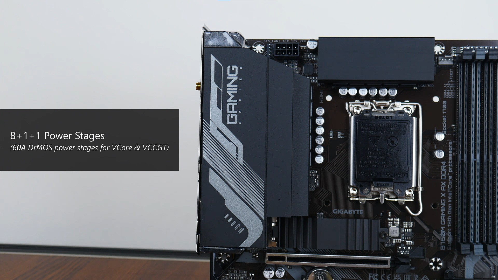 Gigabyte B760M GAMING X AX DDR4 VRM