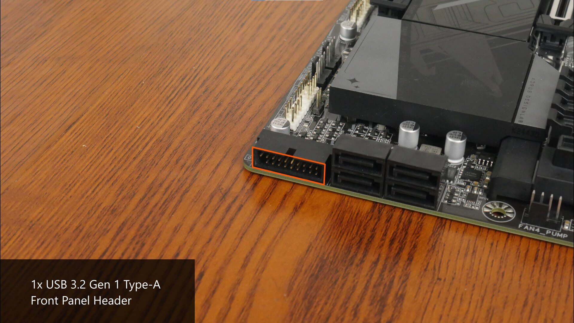 Gigabyte B840M AORUS ELITE WIFI6E Front Panel USB 3.2 Gen 1 Type-A