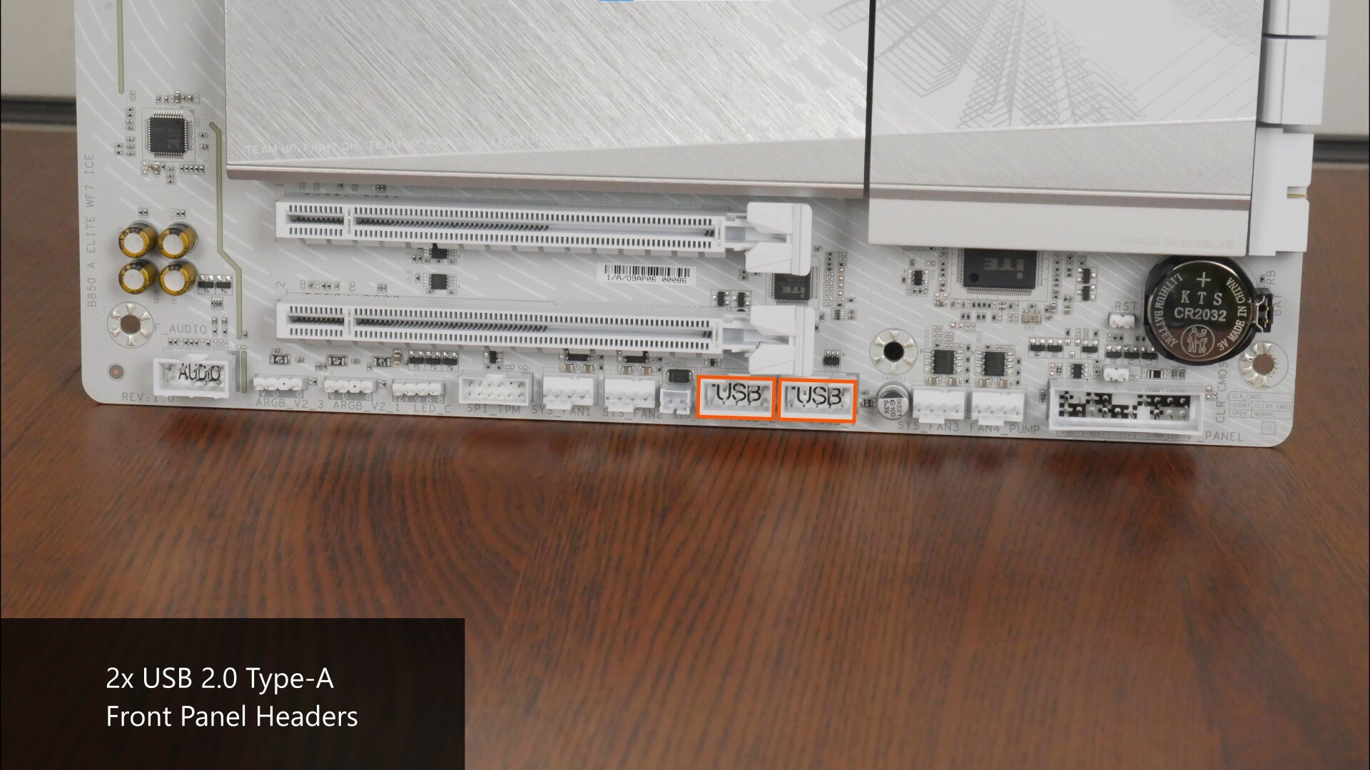 Gigabyte B850 AORUS ELITE WIFI7 ICE Front Panel USB 2.0 Type-A