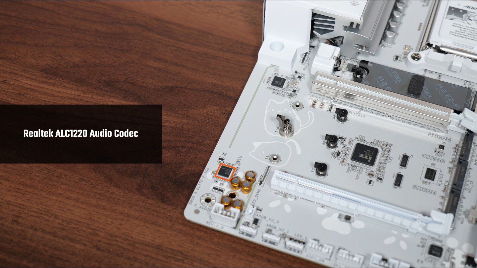 Gigabyte B850 AORUS ELITE-P ICE Audio Codec