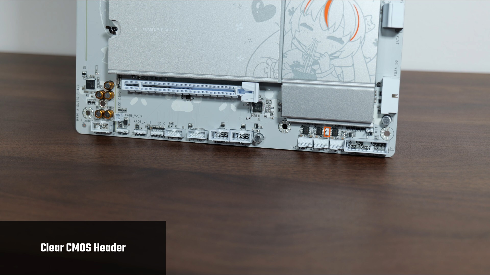 Gigabyte B850 AORUS ELITE-P ICE Clear CMOS Header