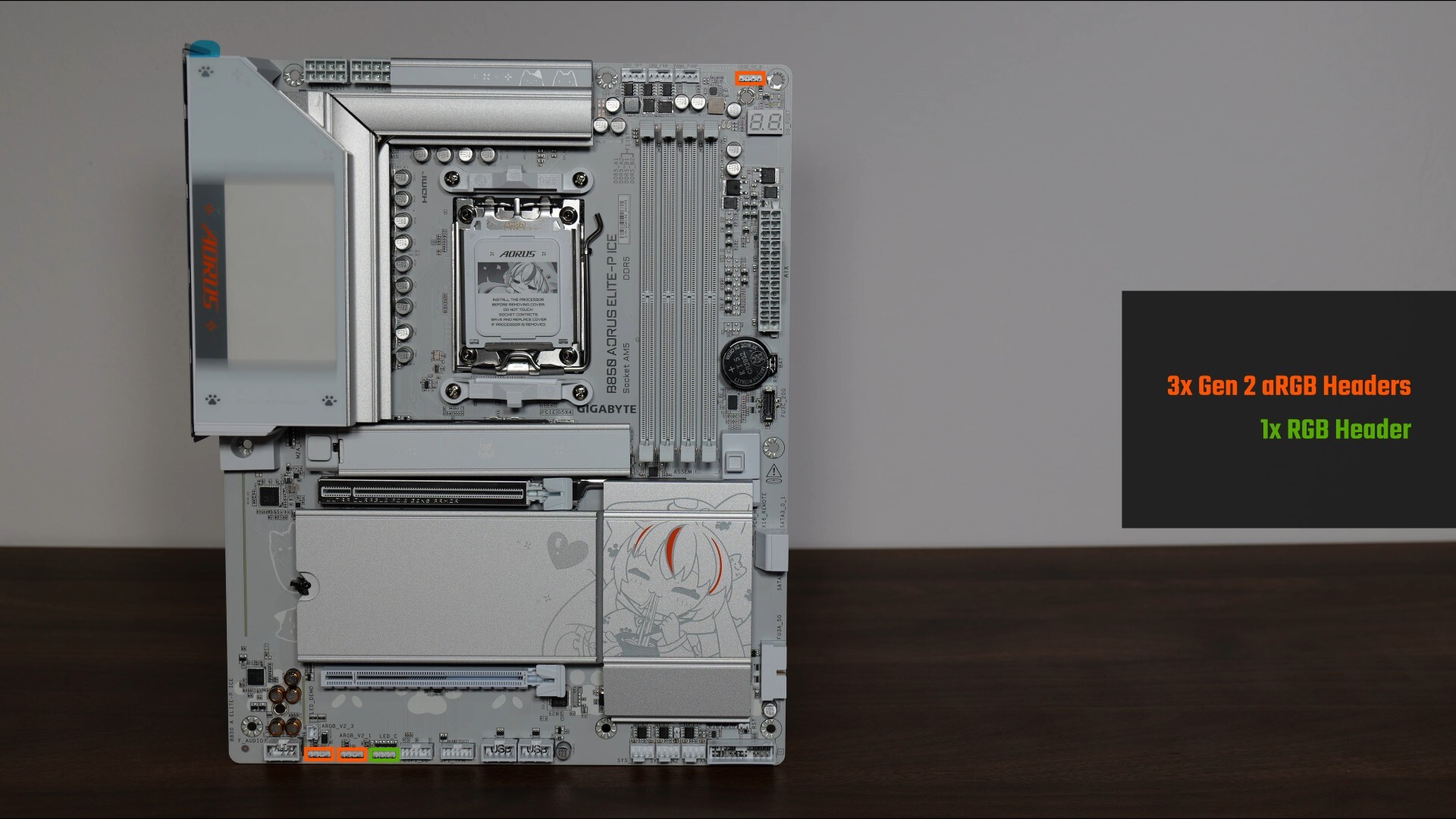Gigabyte B850 AORUS ELITE-P ICE RGB Headers