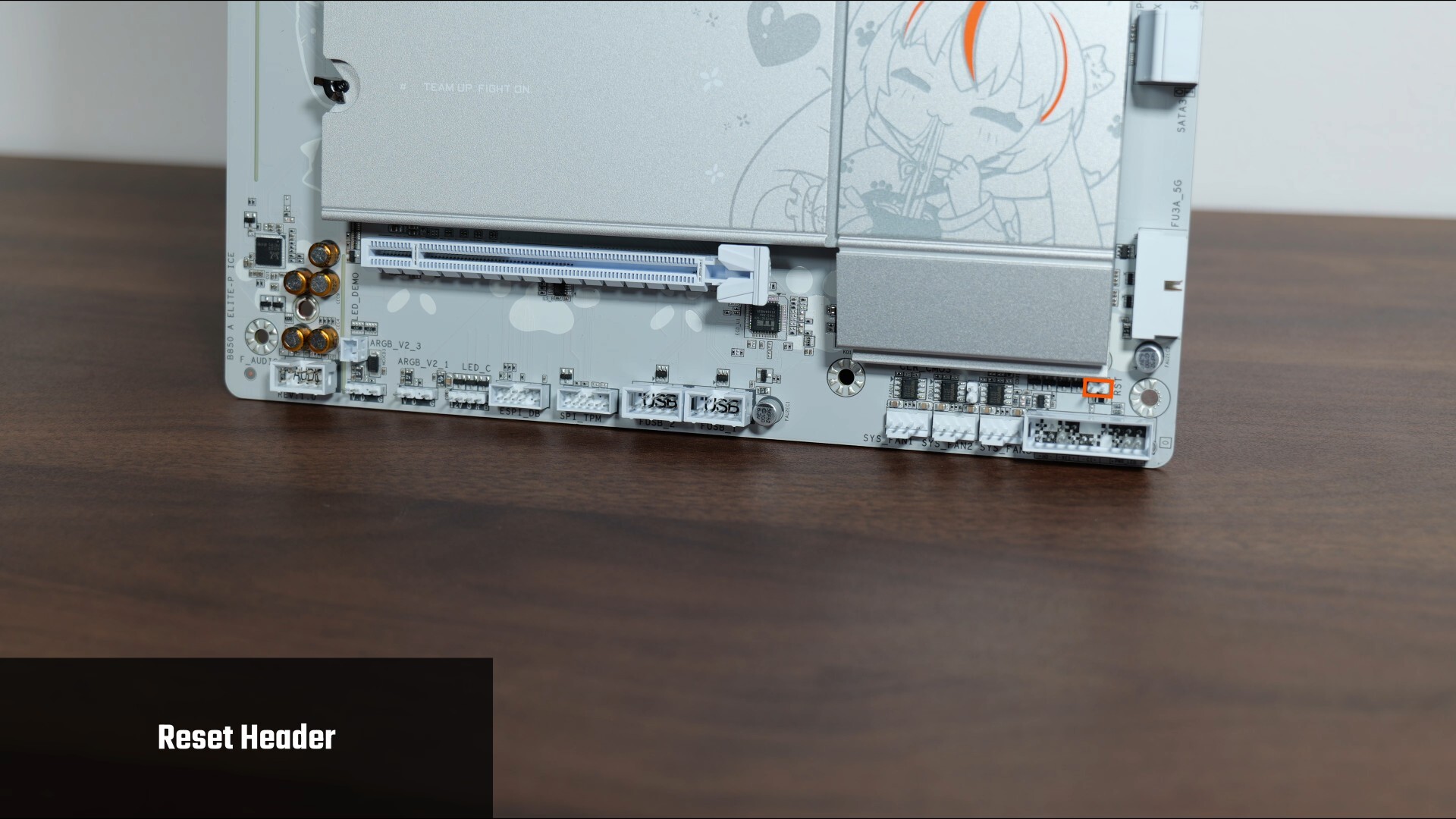 Gigabyte B850 AORUS ELITE-P ICE Reset Header