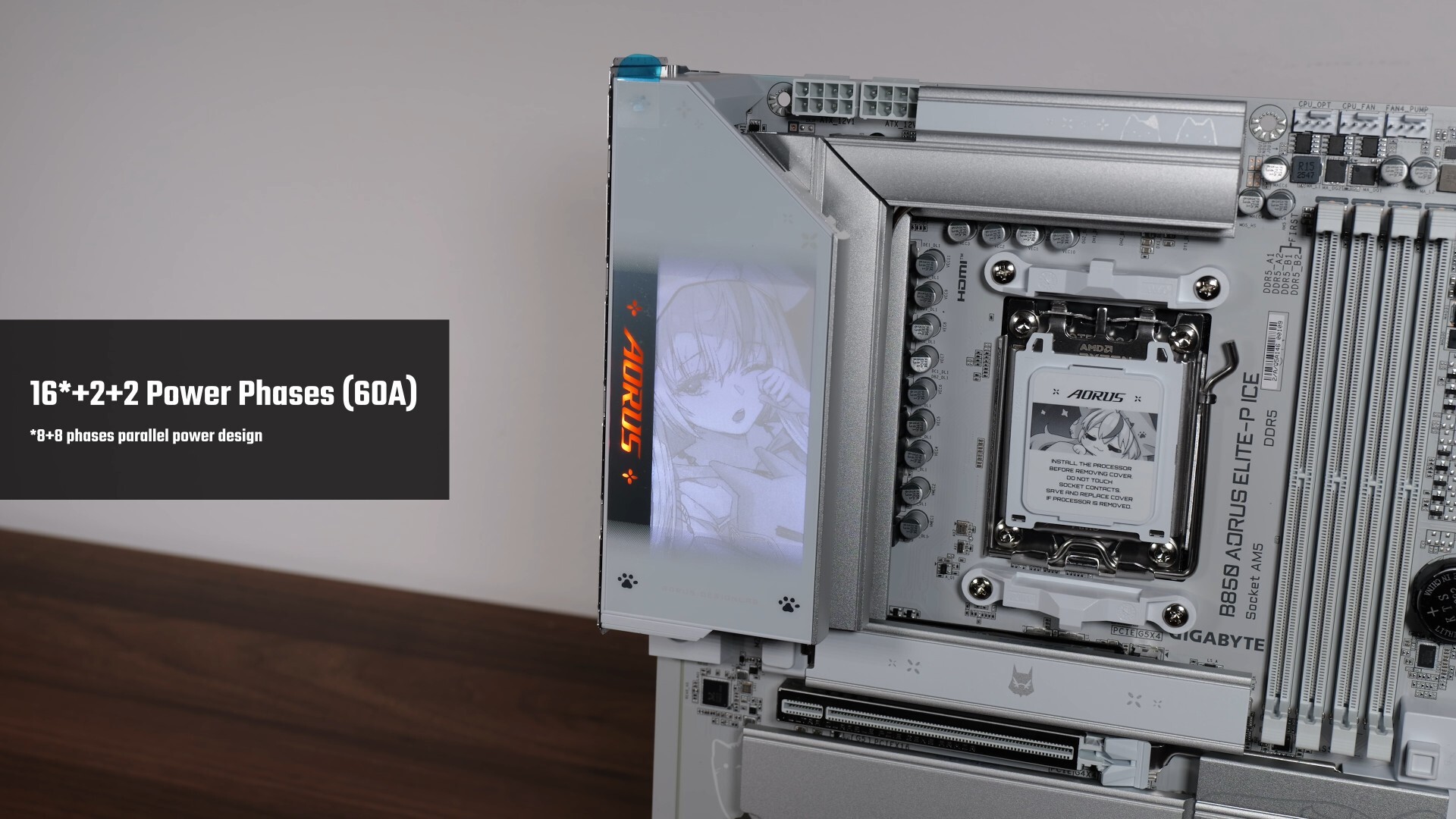 Gigabyte B850 AORUS ELITE-P ICE VRM