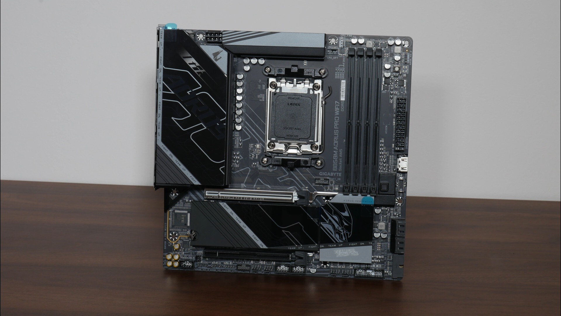 Gigabyte B850M AORUS PRO WIFI7 Aesthetics (Front)