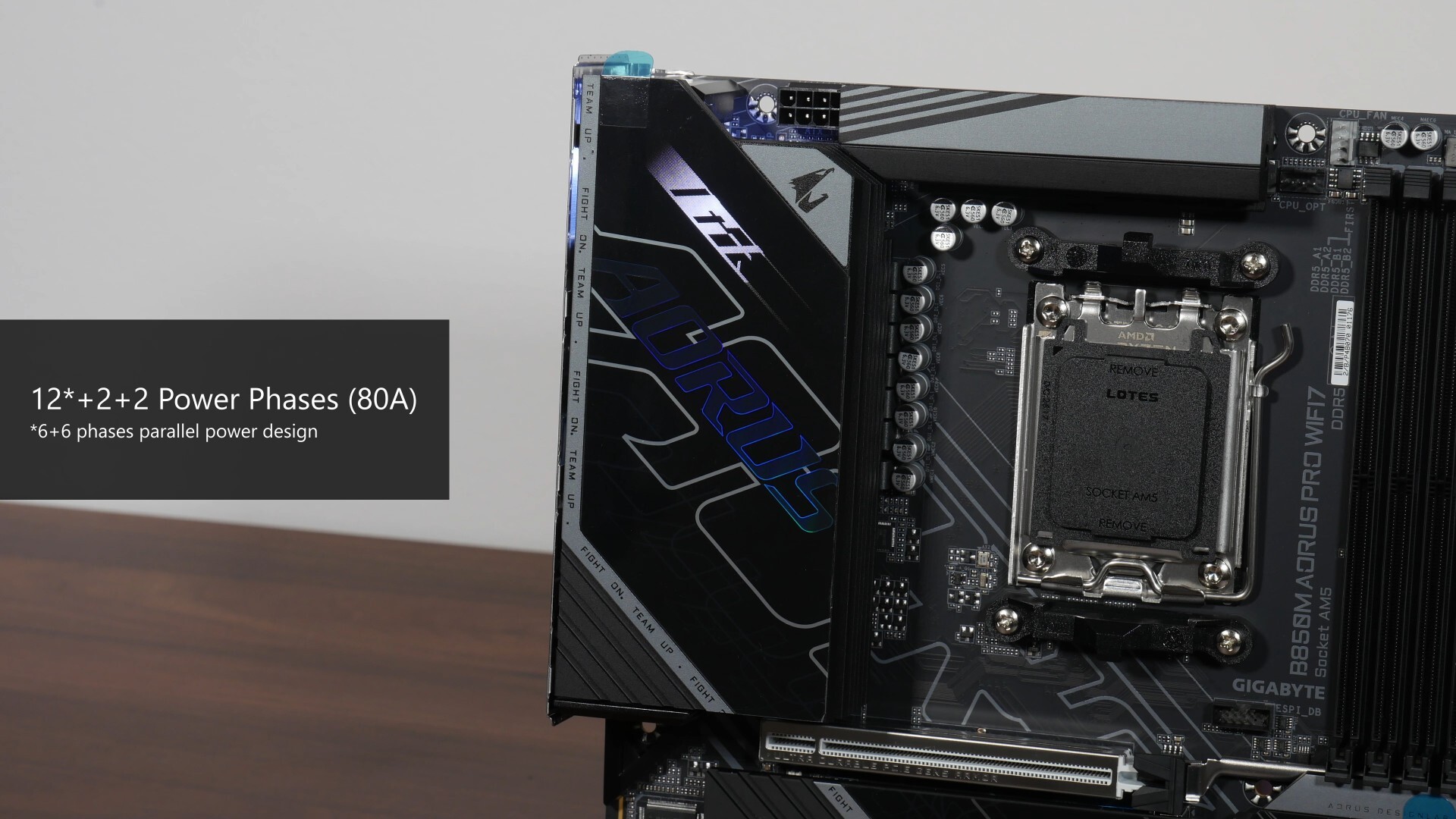 Gigabyte B850M AORUS PRO WIFI7 VRM