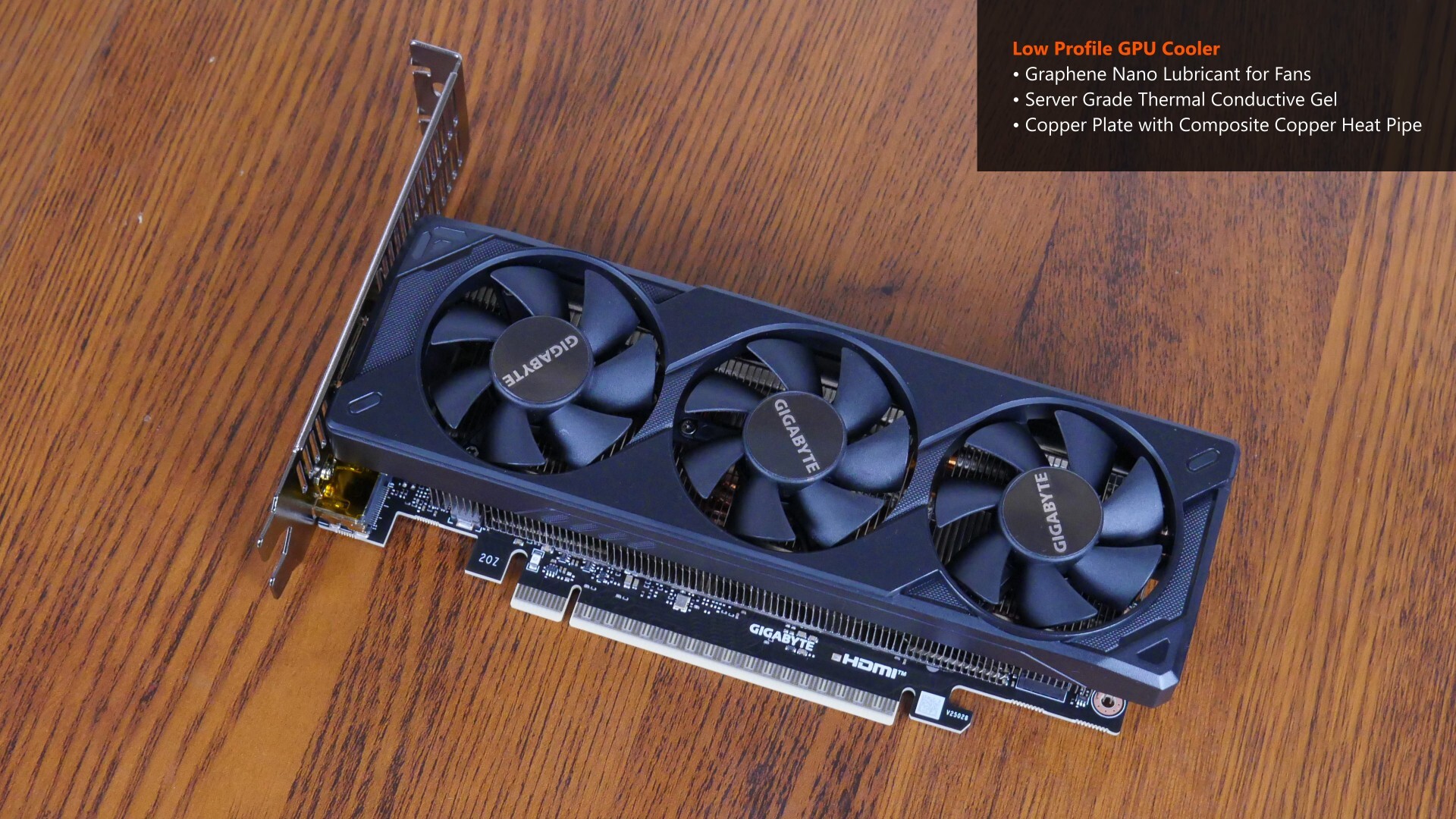 Gigabyte GeForce RTX 5050 OC Low Profile 8G Aesthetics (Front)