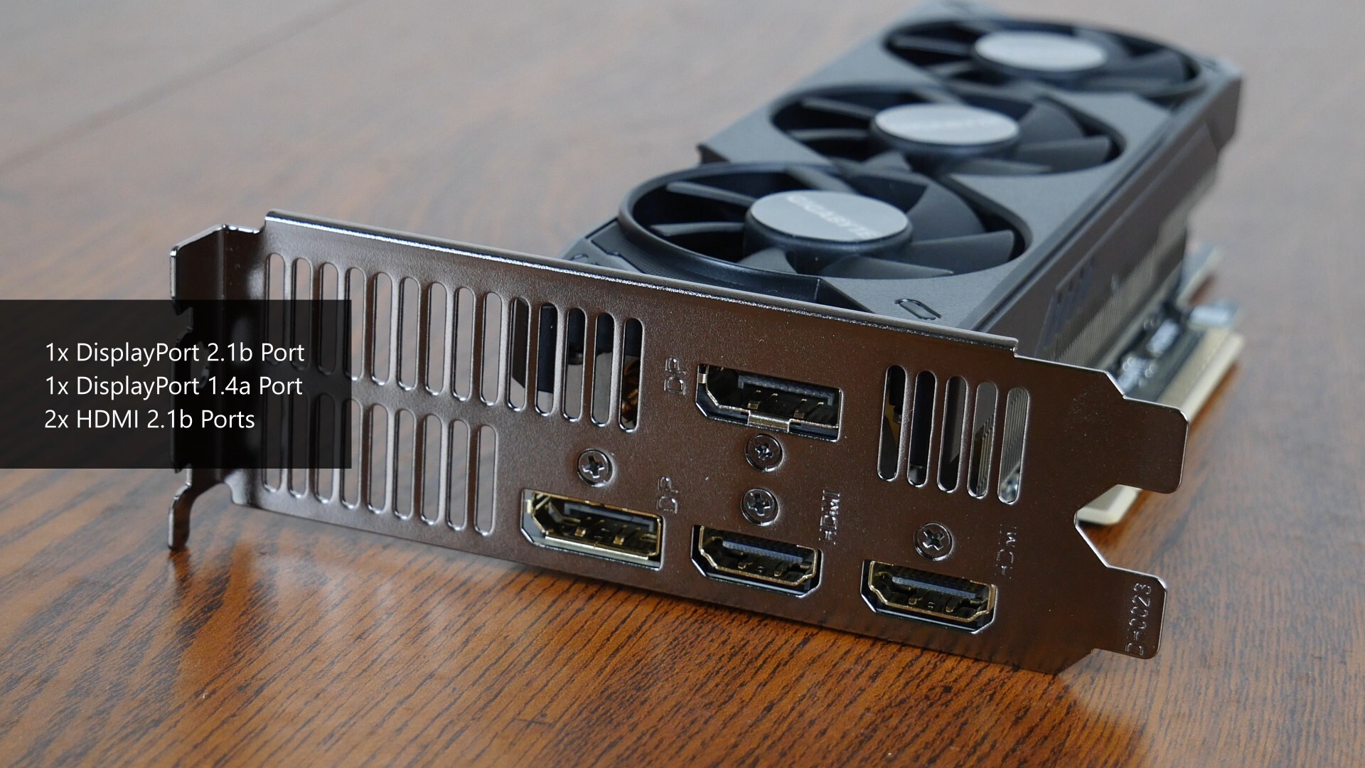 Gigabyte GeForce RTX 5050 OC Low Profile 8G Display Output Ports