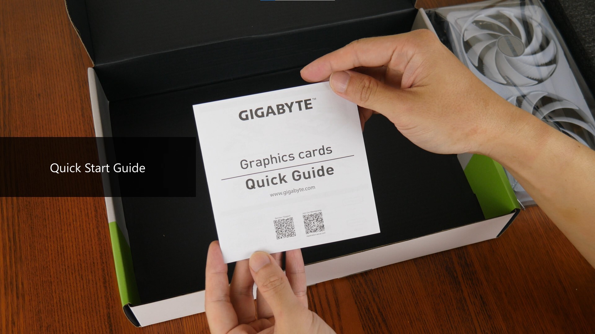 Gigabyte GeForce RTX 5060 Ti EAGLE OC ICE 16G Quick Start Guide