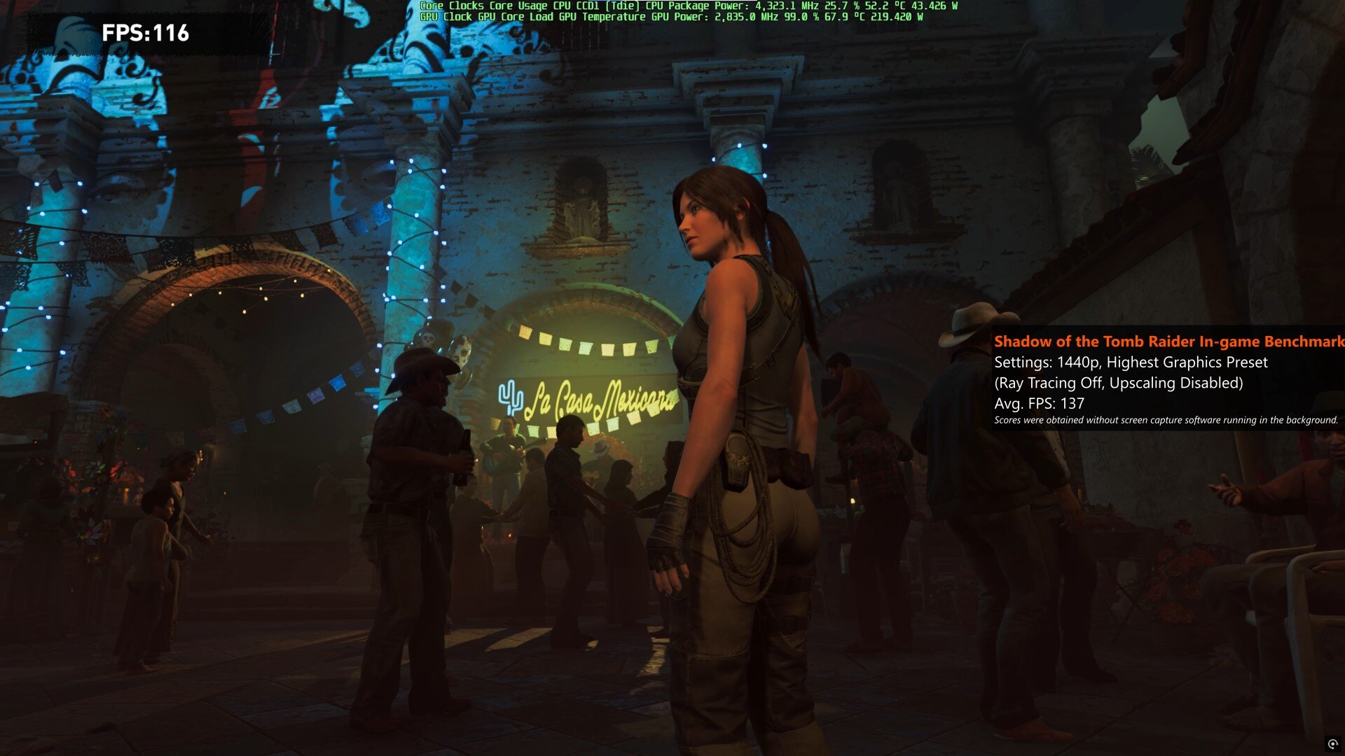 Gigabyte GeForce RTX 5070 EAGLE OC SFF 12G Shadow of the Tomb Raider Benchmark
