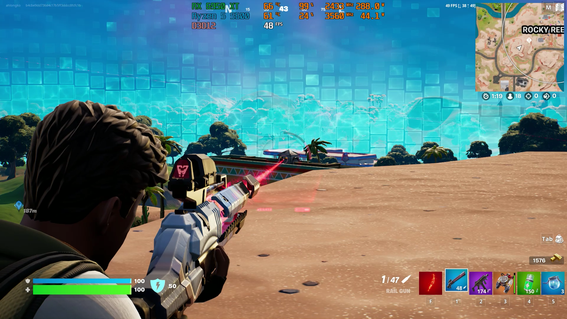 Gigabyte Radeon RX 6950 XT GAMING OC 16G Fortnite Epic Preset & Ray Tracing Maxed