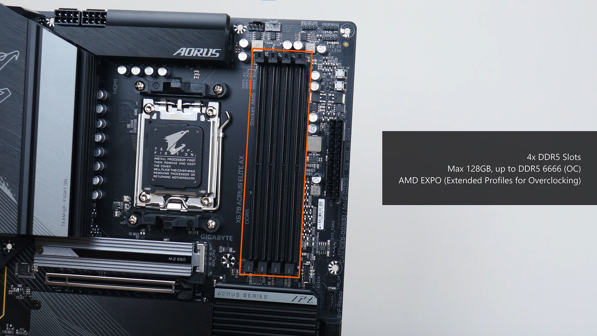 Gigabyte X670 AORUS ELITE AX Memory Support