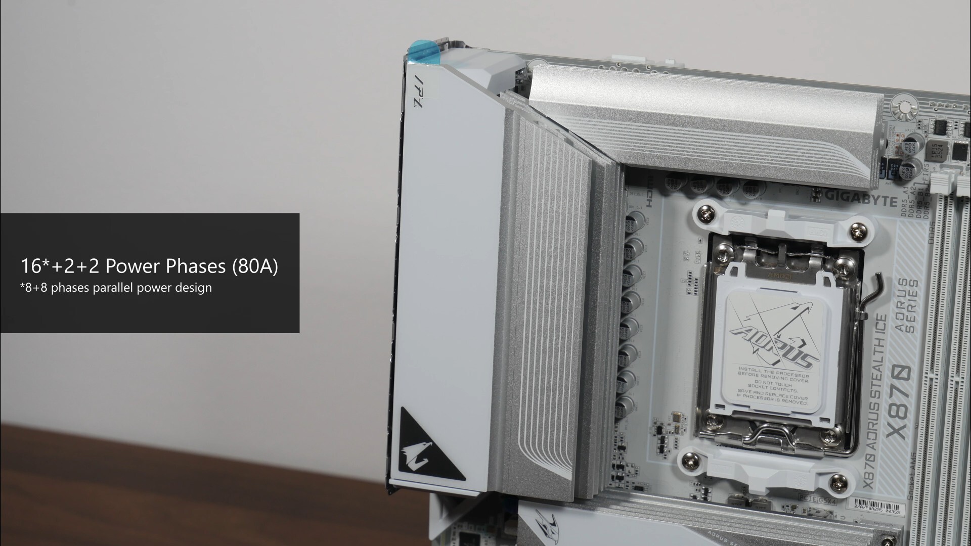 Gigabyte X870 AORUS STEALTH ICE VRM Specs