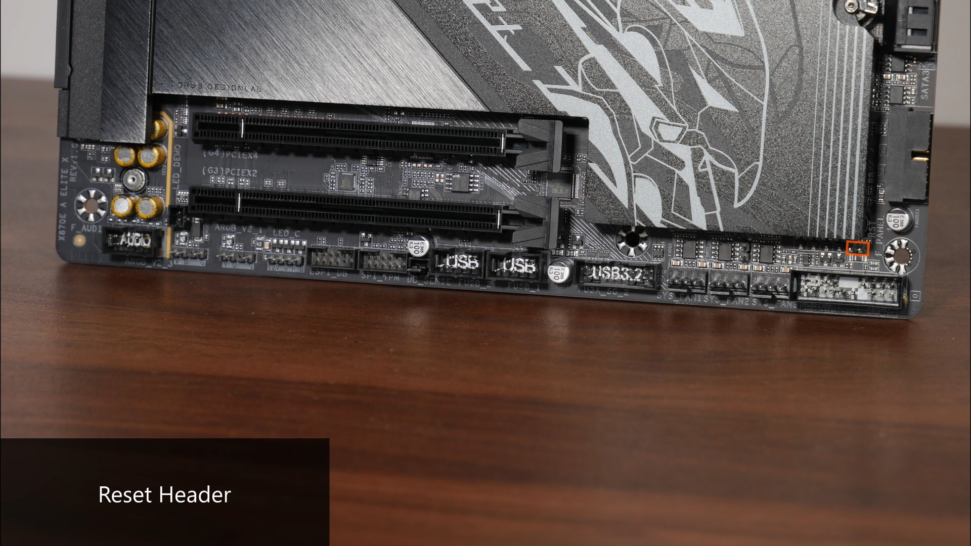 Gigabyte X870E AORUS ELITE X3D Reset Header