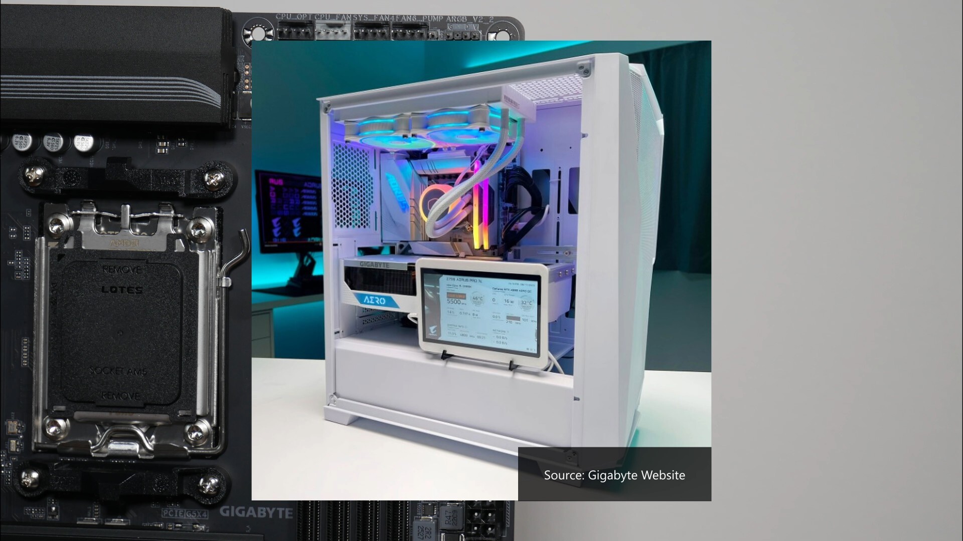 Gigabyte X870E AORUS ELITE X3D Sensor Panel Link (2)