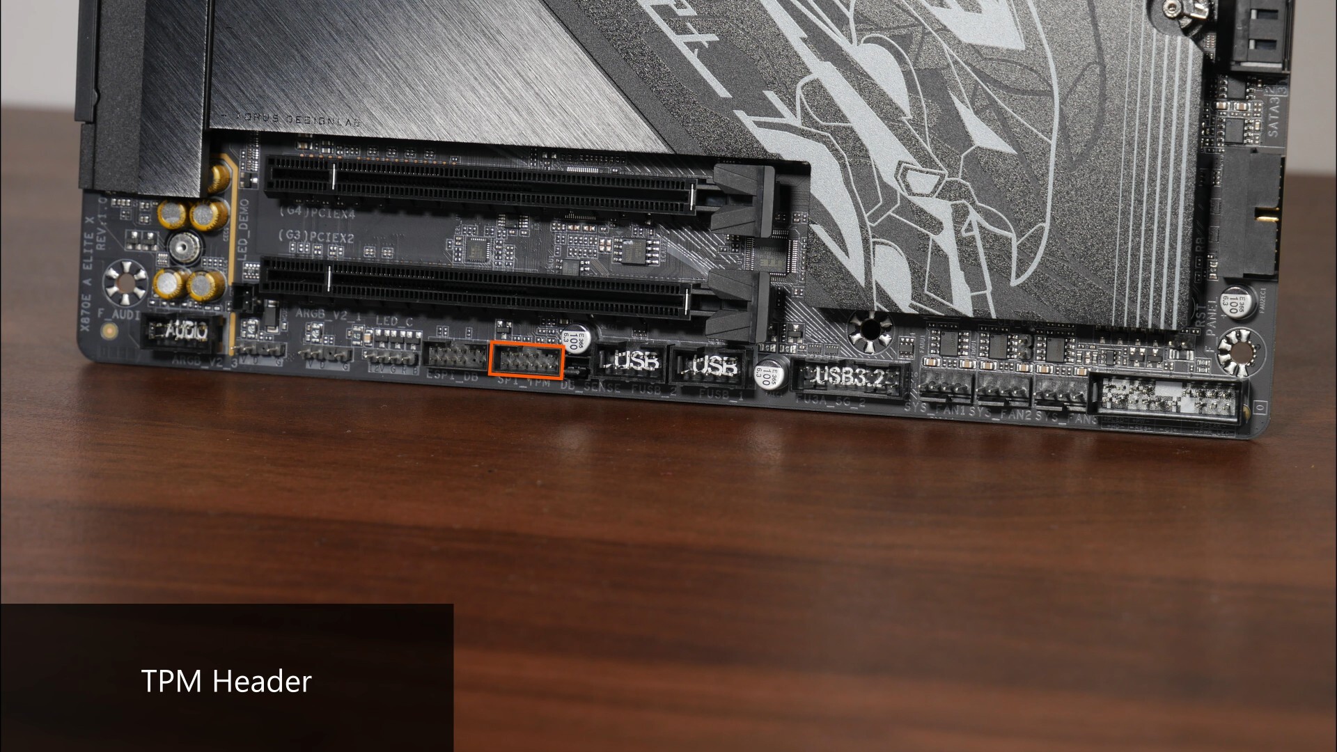 Gigabyte X870E AORUS ELITE X3D TPM Header
