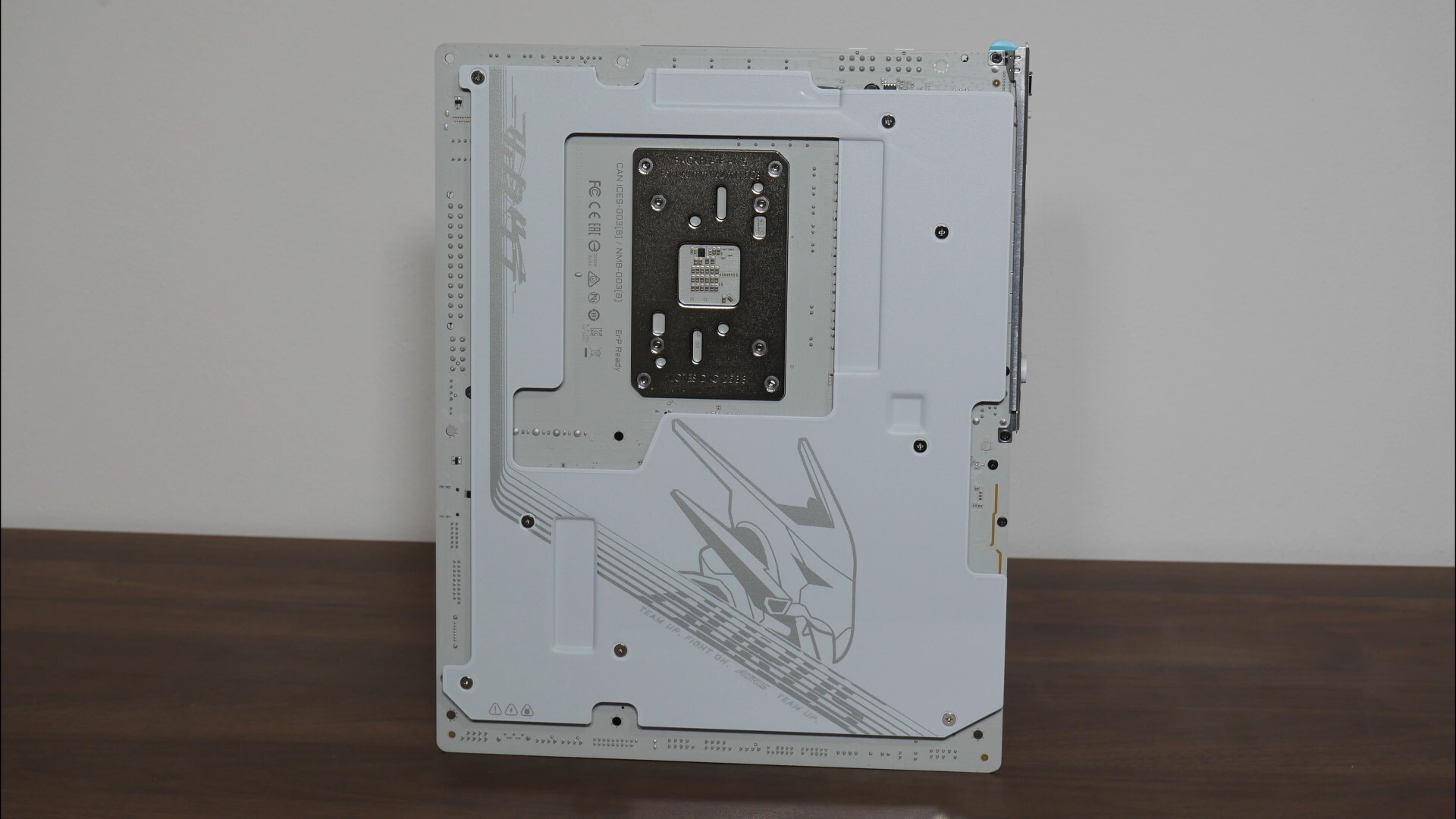 Gigabyte X870E AORUS MASTER X3D ICE Aesthetics (Rear)