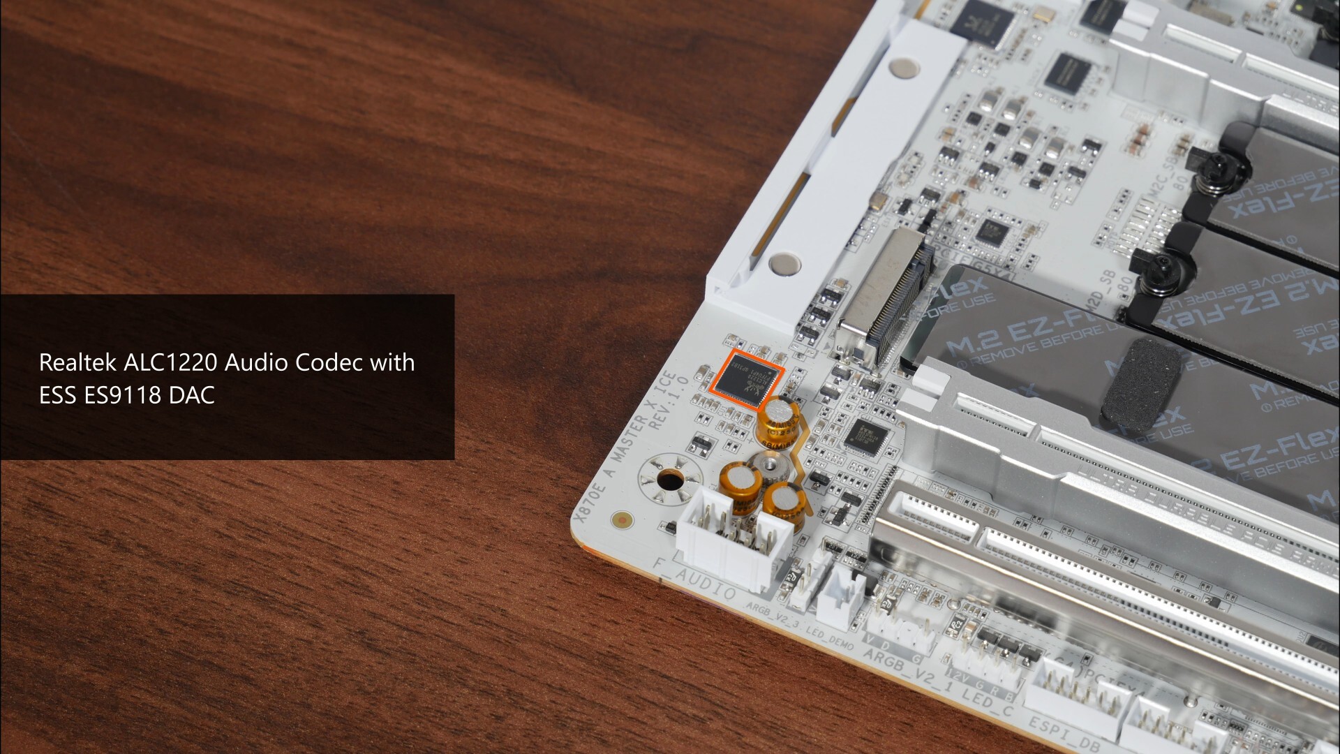 Gigabyte X870E AORUS MASTER X3D ICE Audio Codec