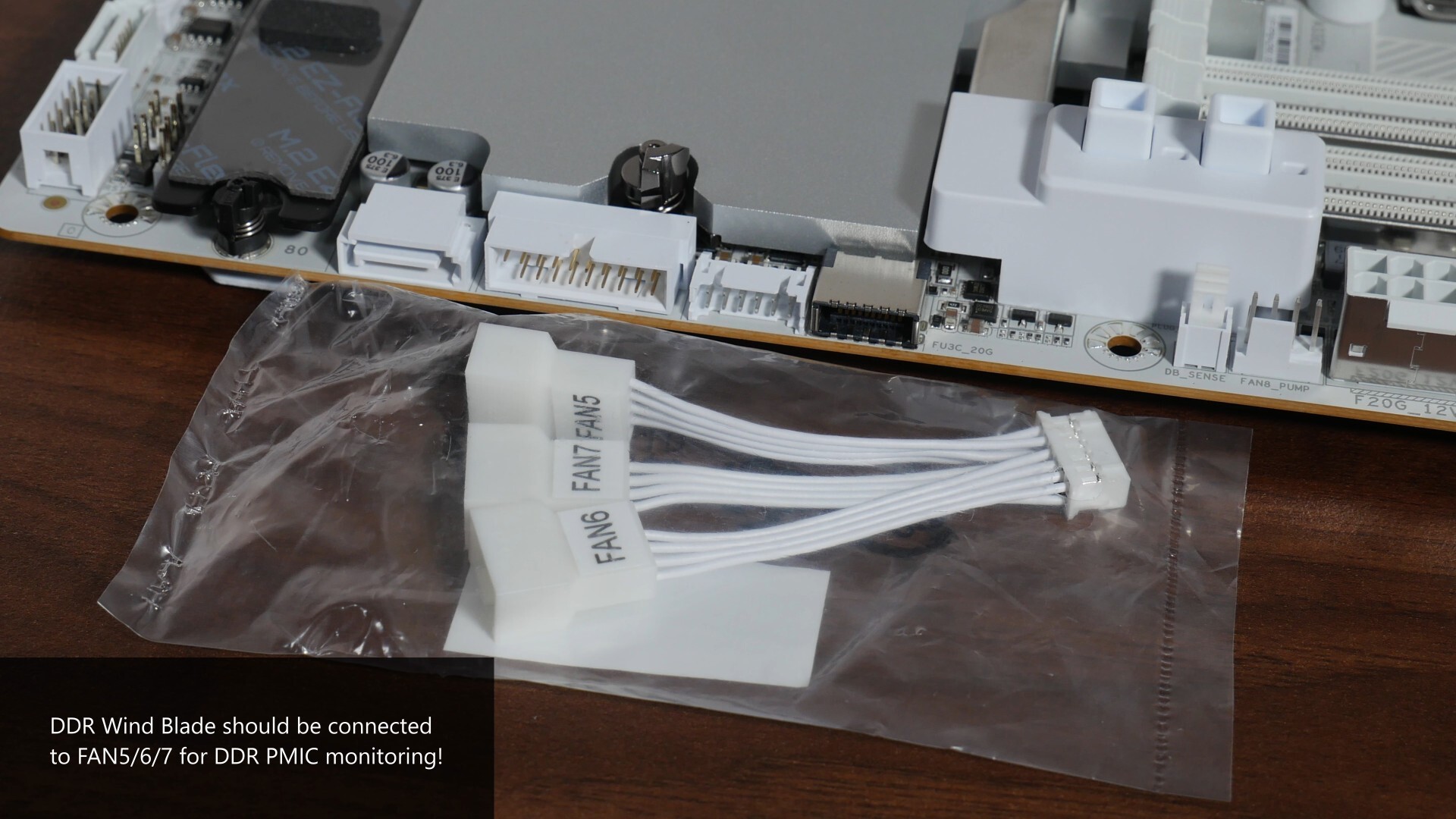 Gigabyte X870E AORUS MASTER X3D ICE DDR Wind Blade Power