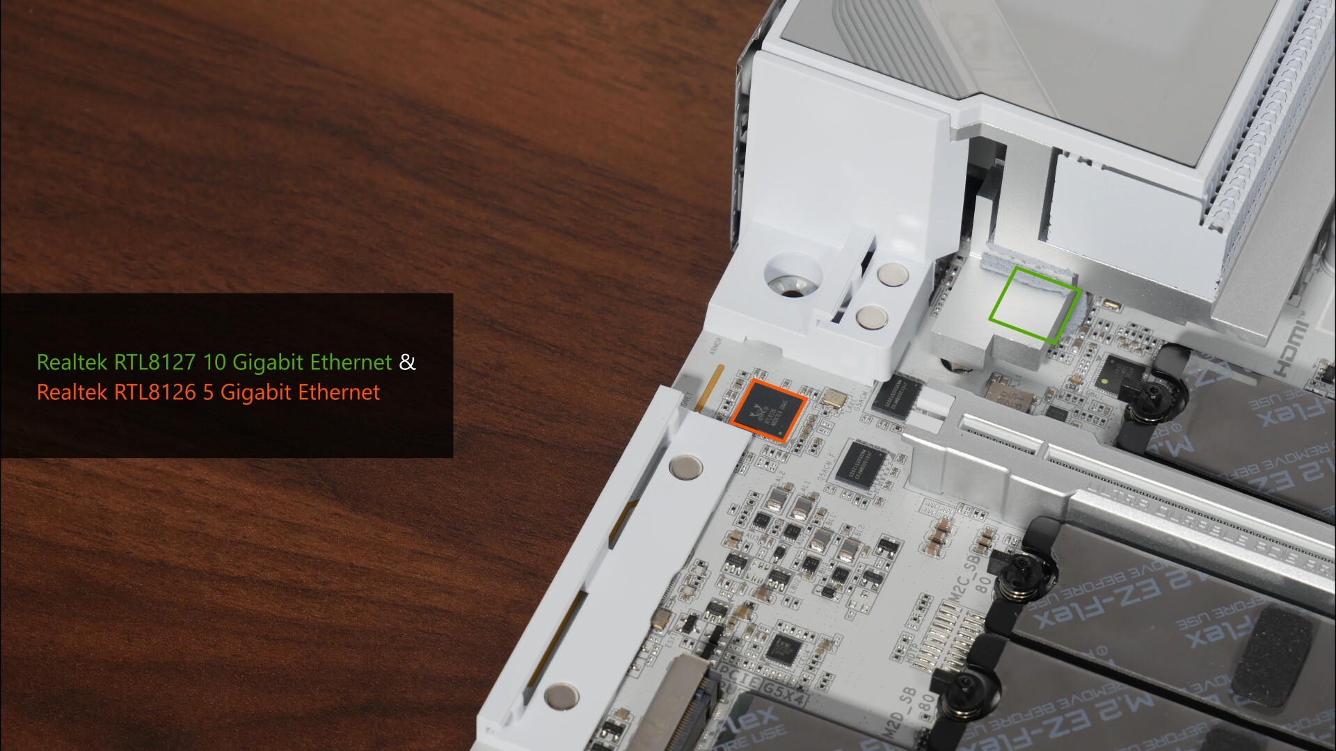 Gigabyte X870E AORUS MASTER X3D ICE Ethernet