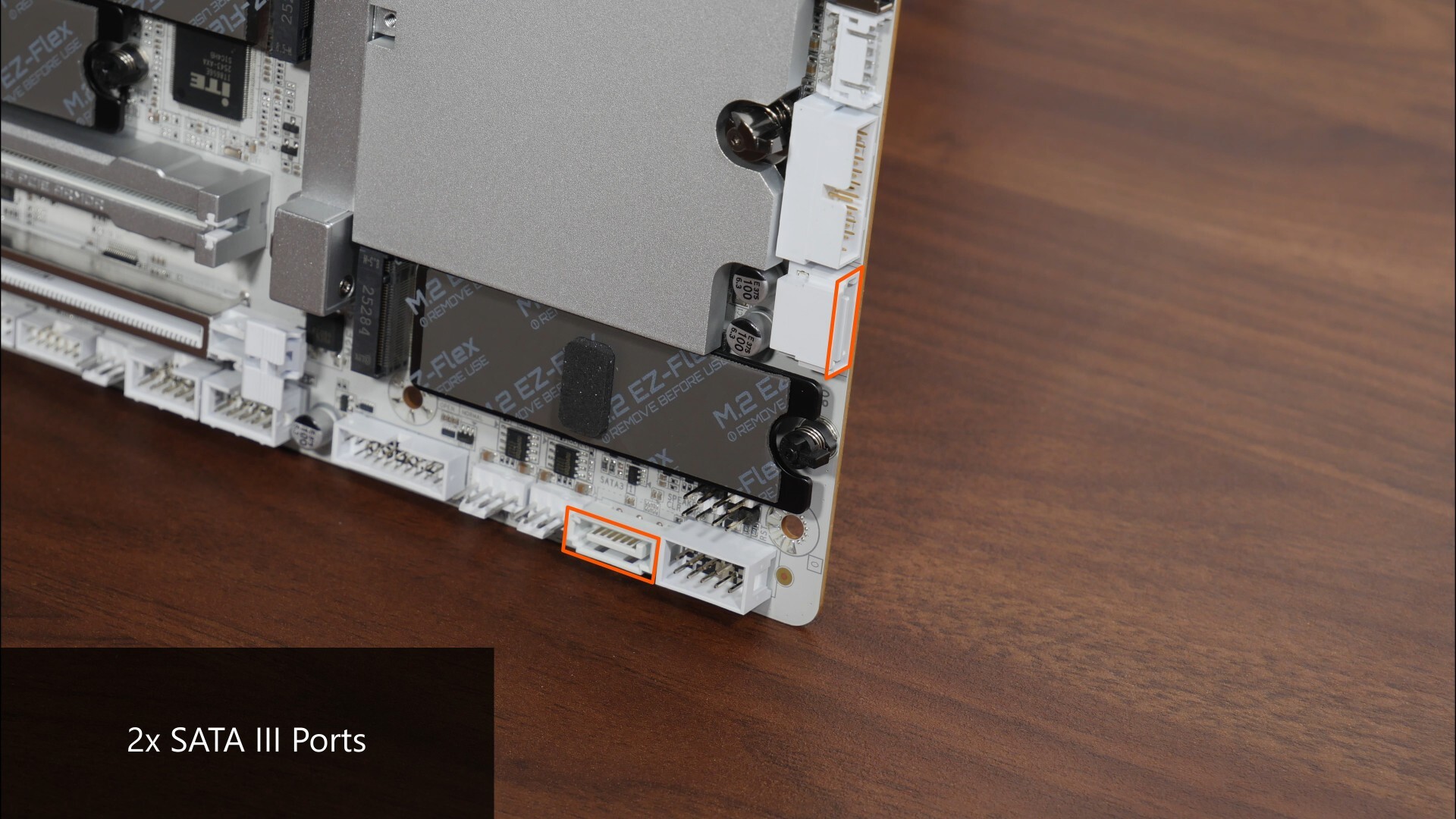 Gigabyte X870E AORUS MASTER X3D ICE SATA Ports