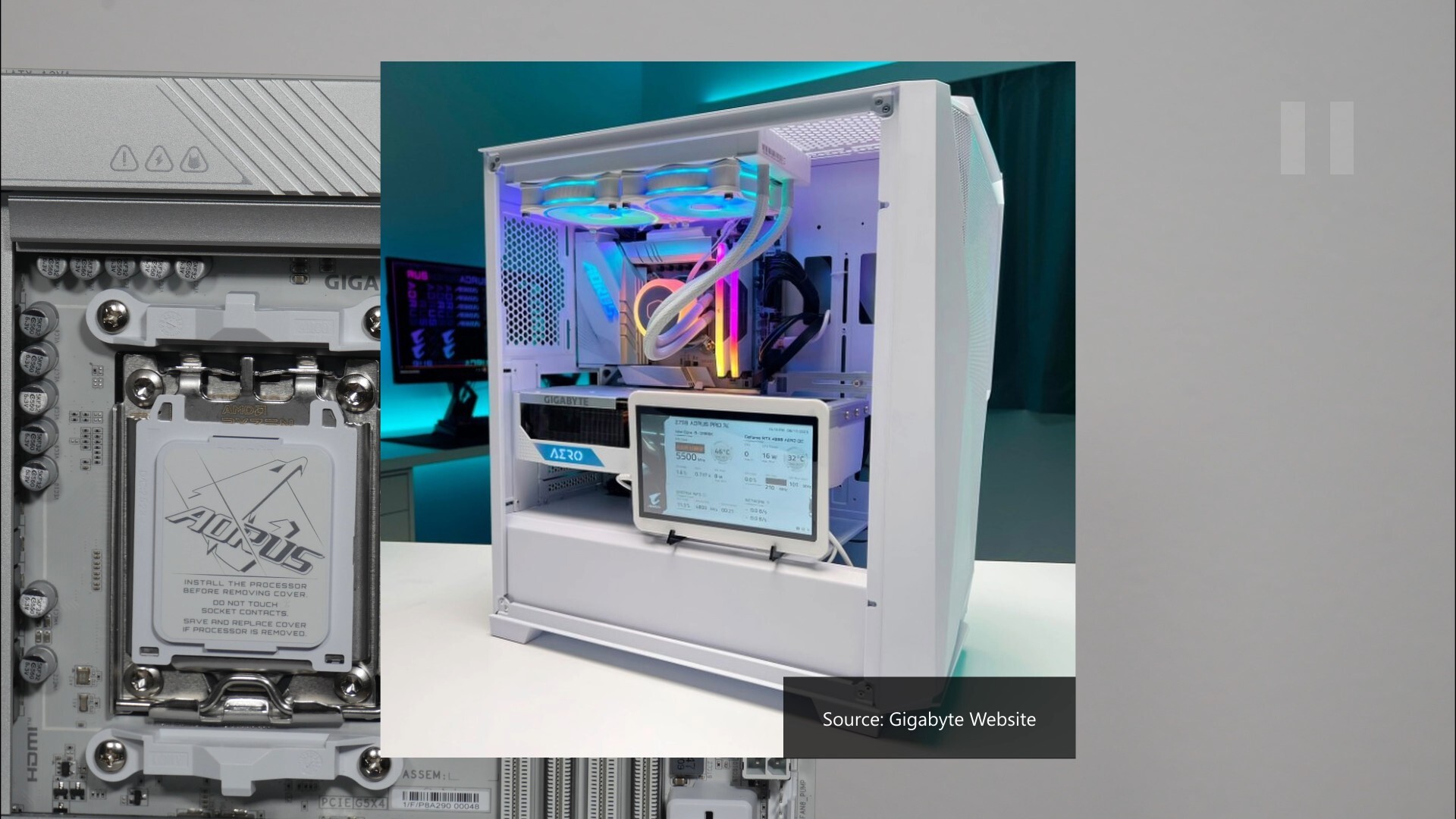 Gigabyte X870E AORUS MASTER X3D ICE Sensor Panel Link (2)