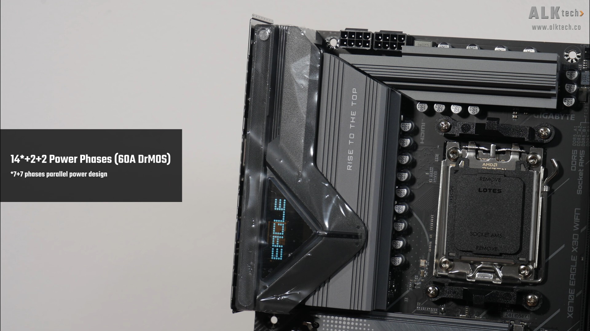 Gigabyte X870E EAGLE X3D WIFI7 VRM