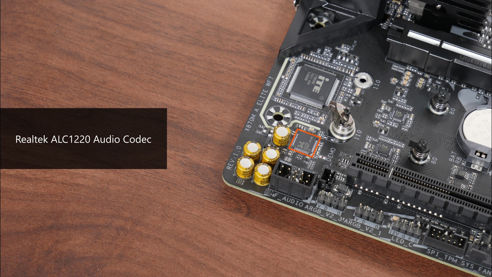 Gigabyte X870M AORUS ELITE WIFI7 Audio Codec