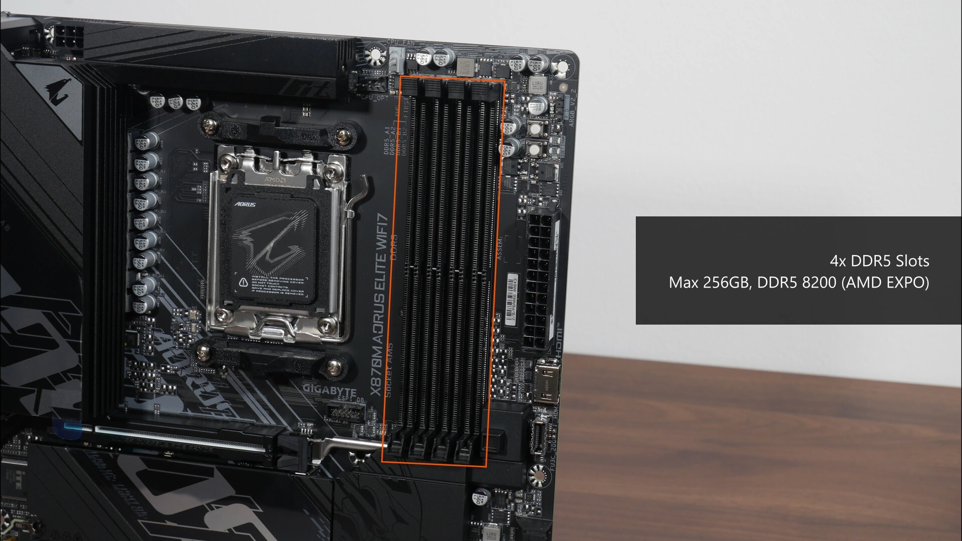 Gigabyte X870M AORUS ELITE WIFI7 Memory Support