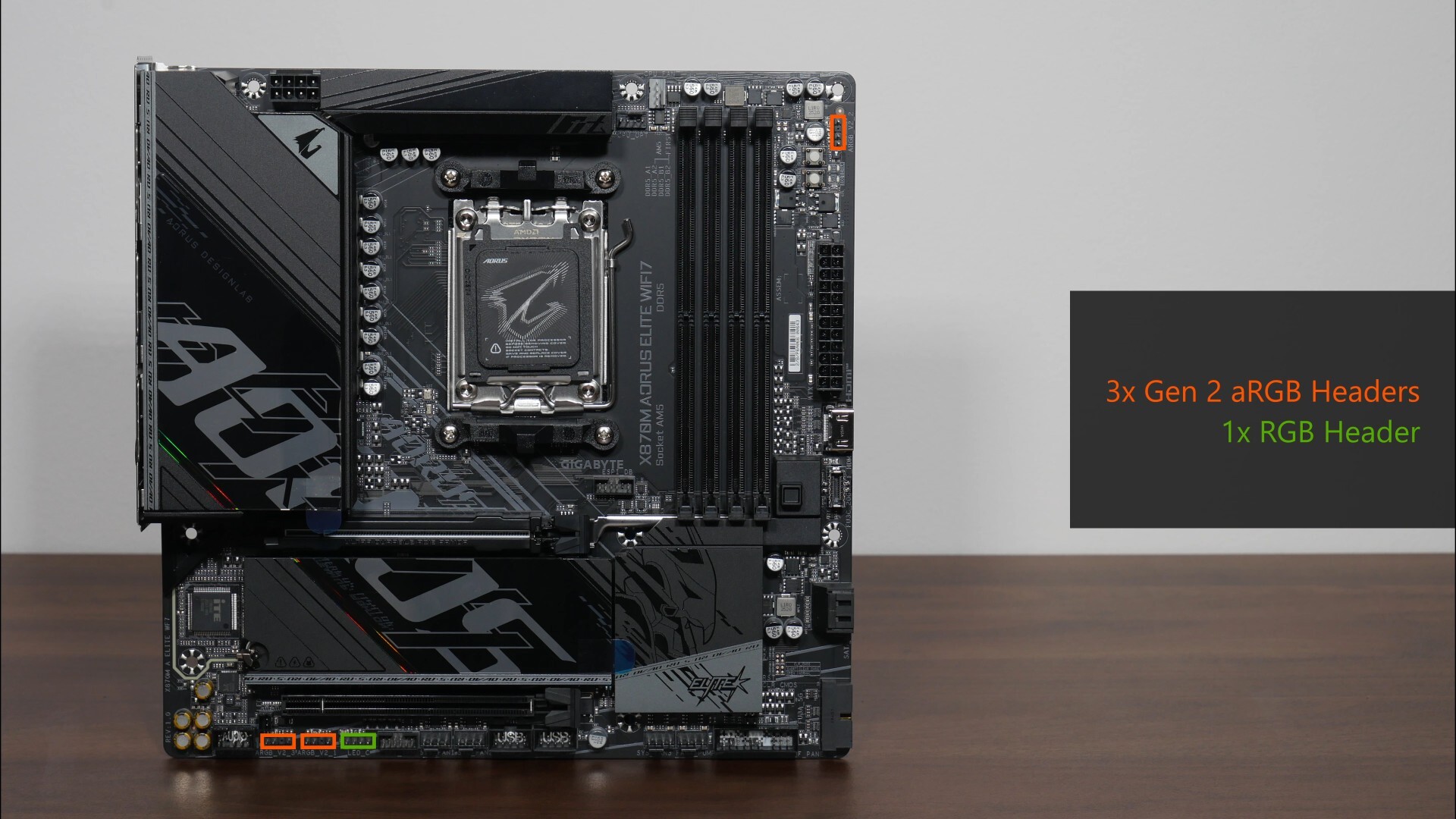 Gigabyte X870M AORUS ELITE WIFI7 RGB Headers