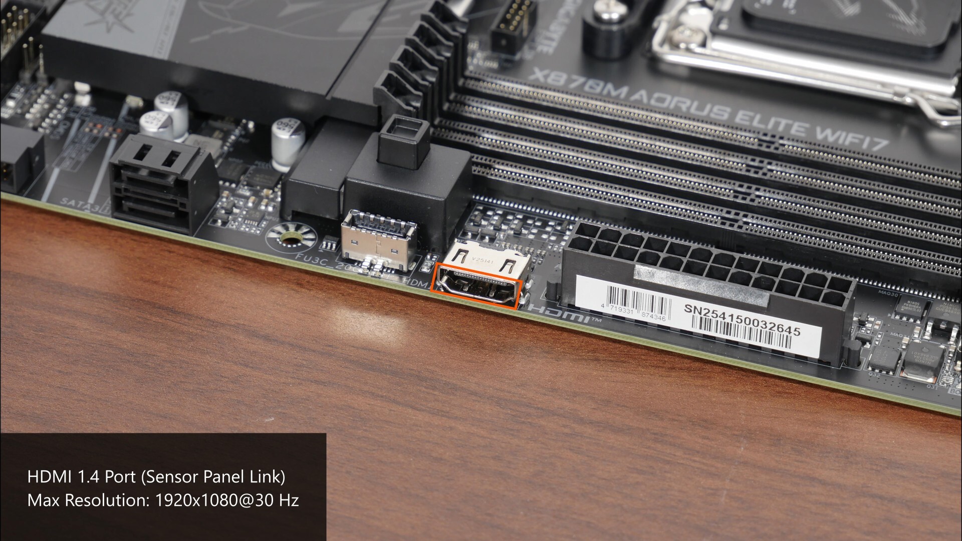 Gigabyte X870M AORUS ELITE WIFI7 Sensor Panel Link (1)