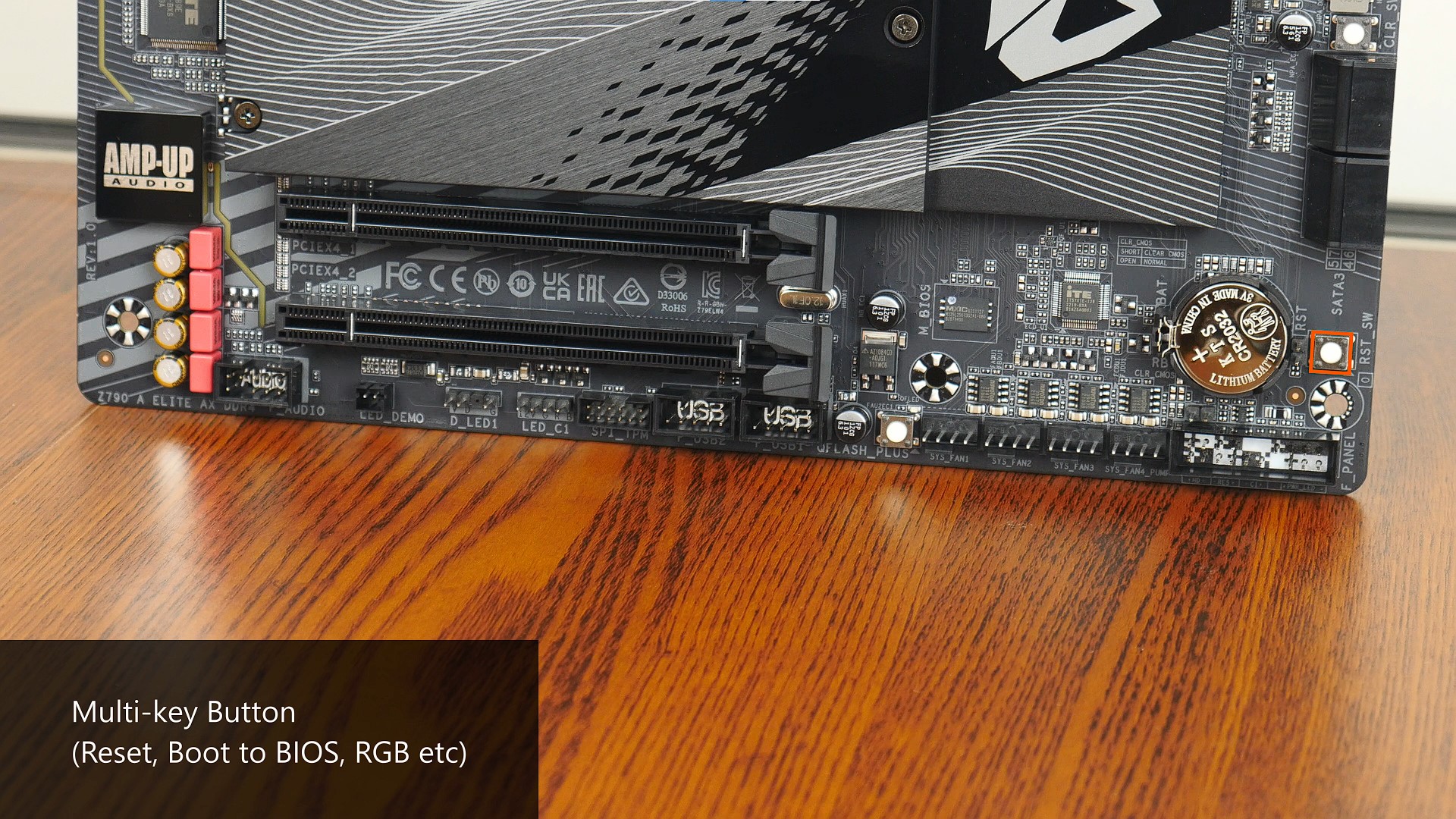 Gigabyte Z790 AORUS ELITE AX DDR4 Multi-key Button