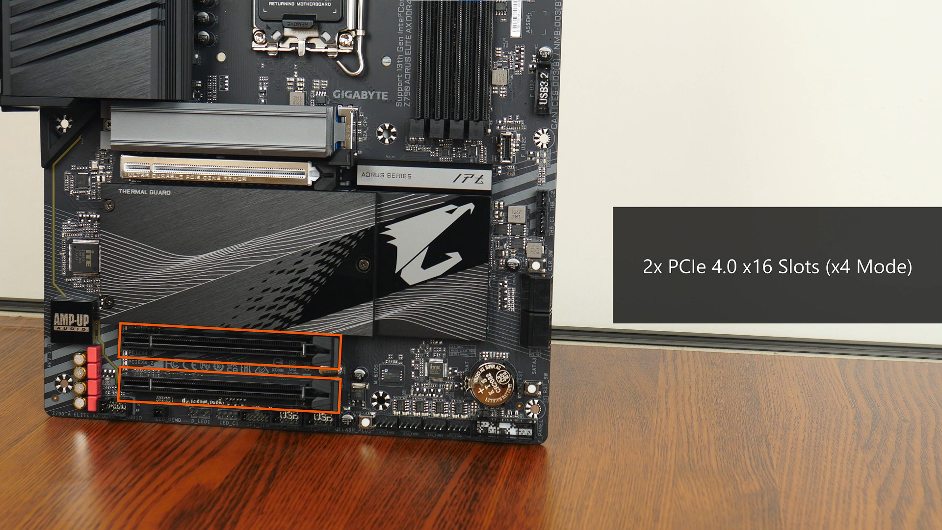 Gigabyte Z790 AORUS ELITE AX DDR4 PCIe 4.0 Slots